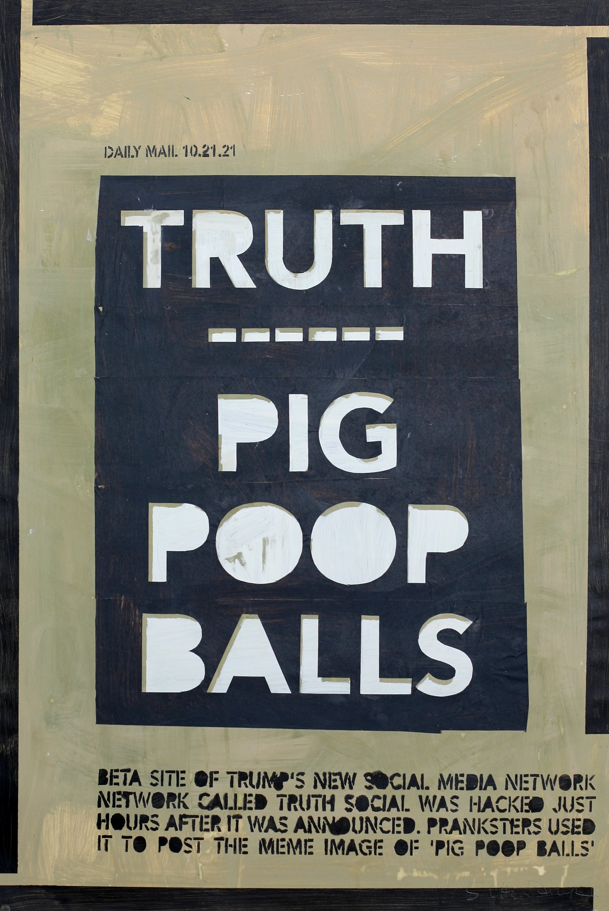 Truth Pig Poop Balls