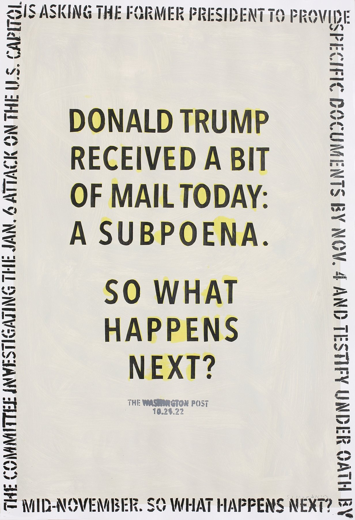 Trump Subpoenaed