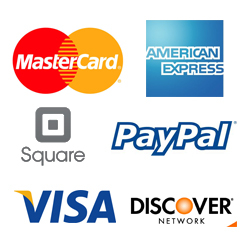 We take all major credit cards and cash Secure the date by paying the non-refundable deposit, $50 booking fee for parties and events (applied to the cost of the party. Balance to be paid the day of the event.
