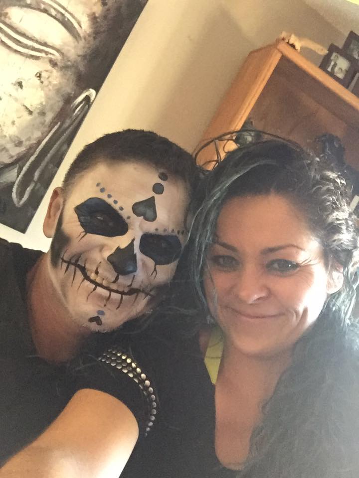 Juan came down to get painted for his party!