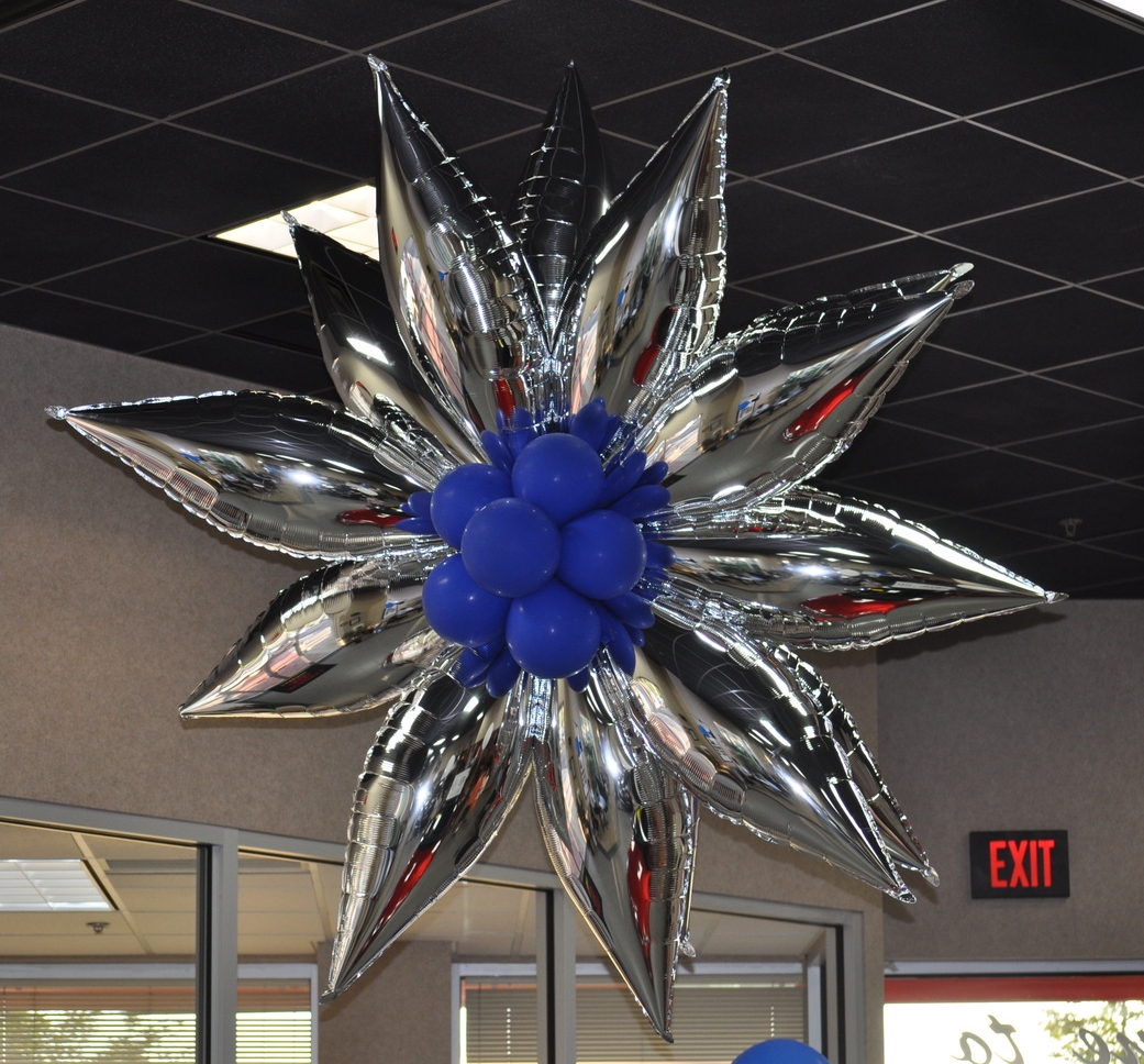 Showroom balloon decor