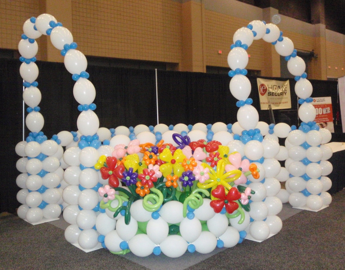 Balloon flower garden