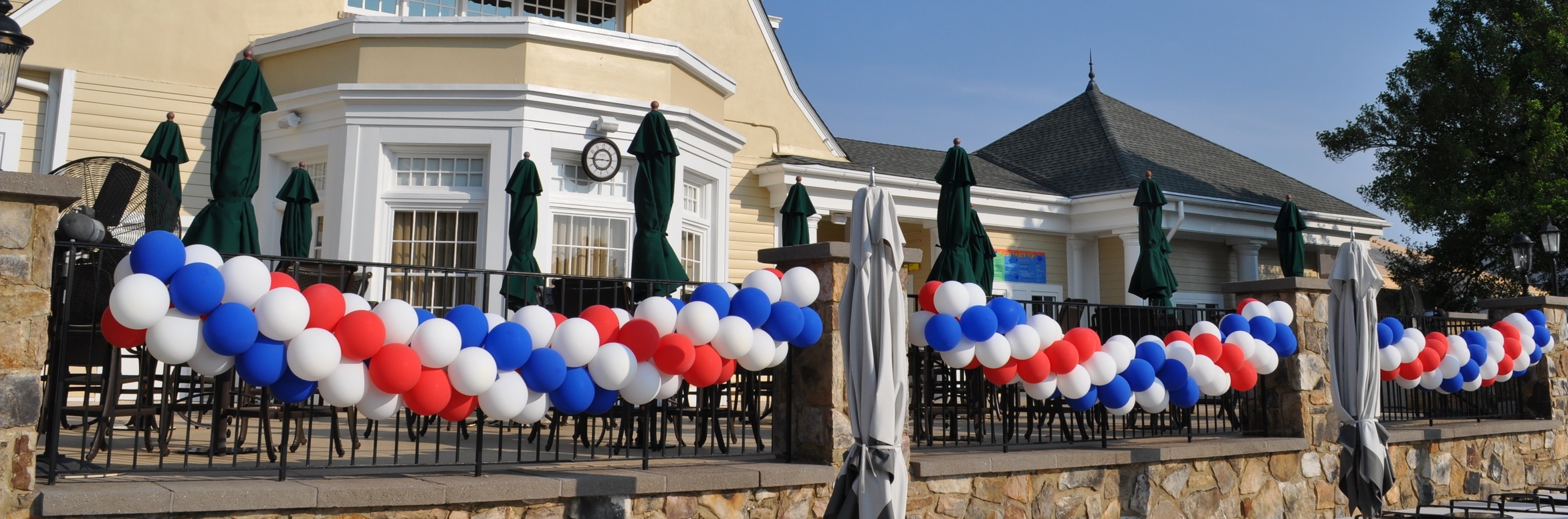 Independence Day Balcony Balloons