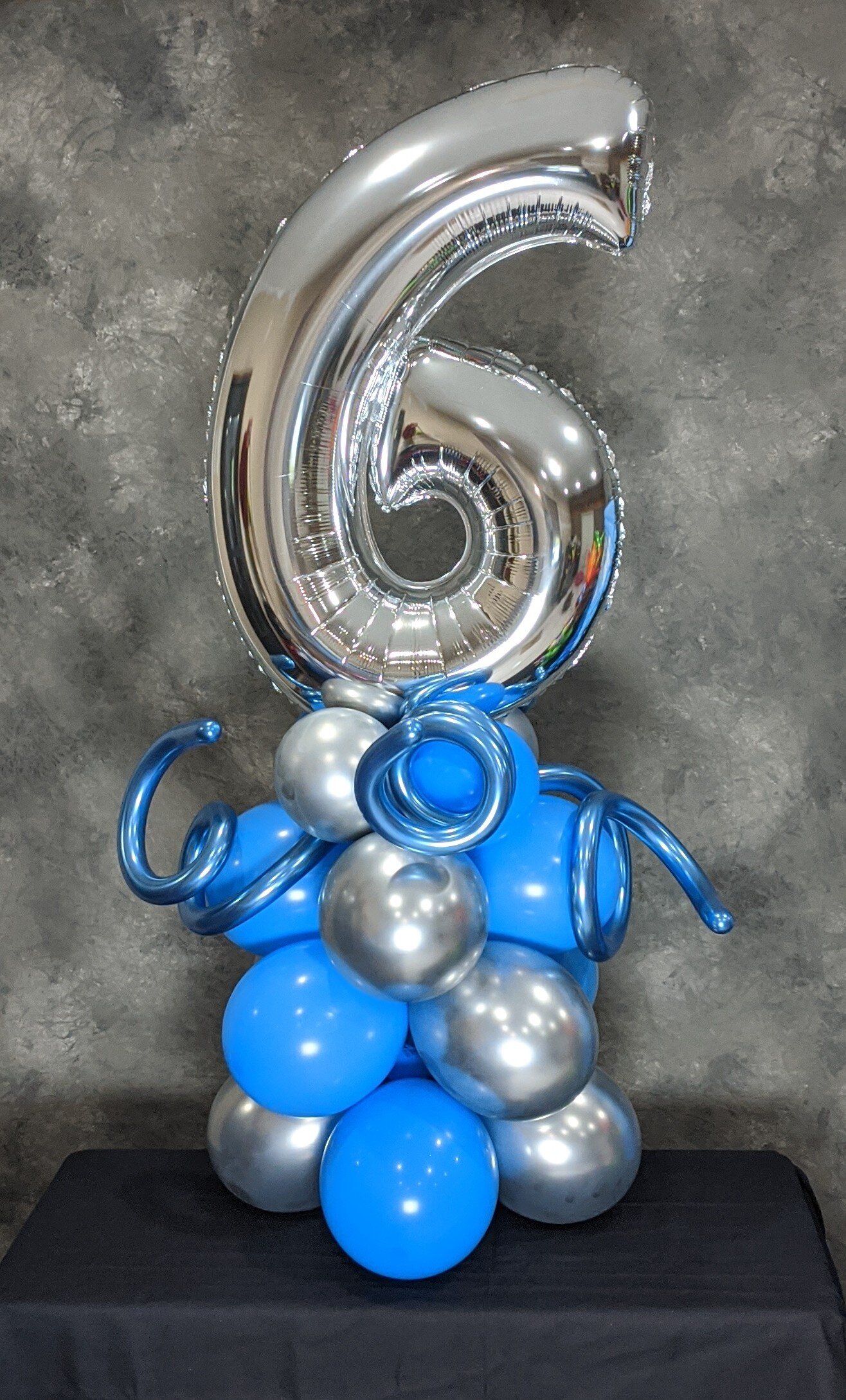 6th Birthday Balloon Marquis