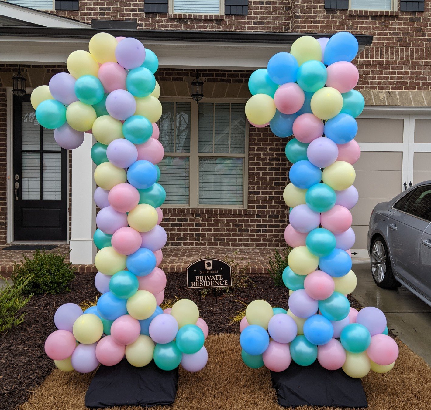 11th Birthday Balloon Yard Art