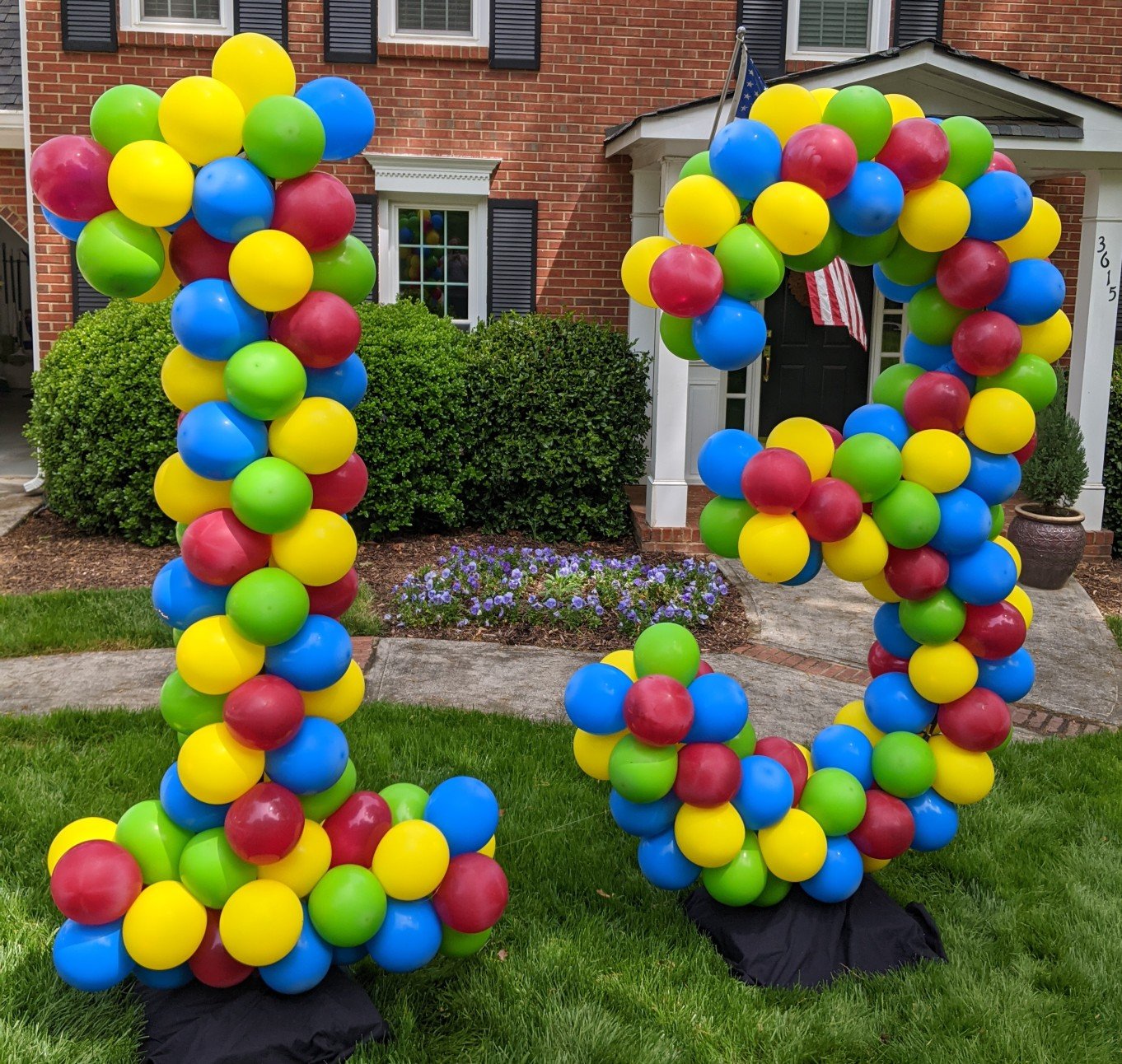 13th Birthday Balloon Yard Art
