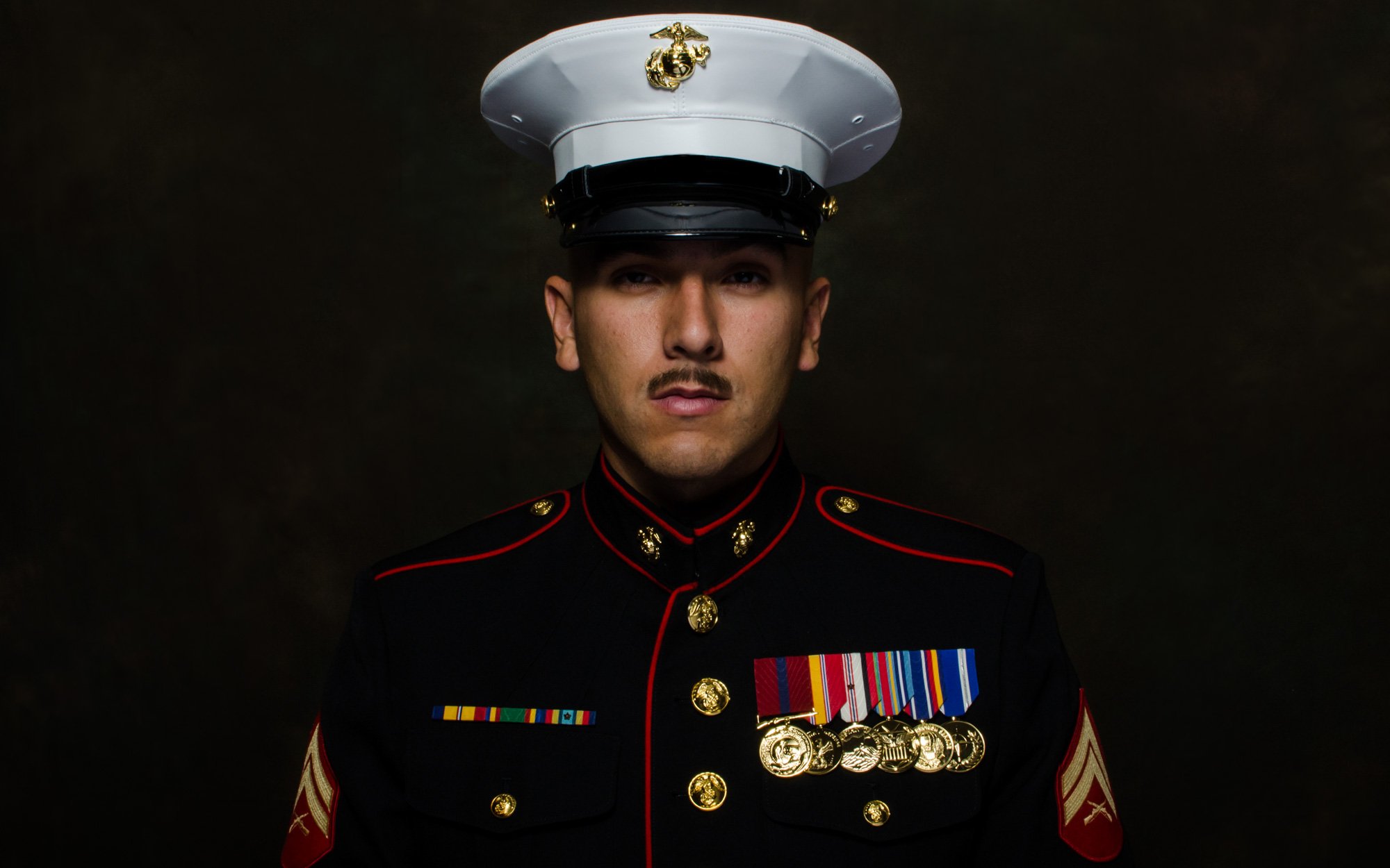 Military Uniform Headshot Session in DC