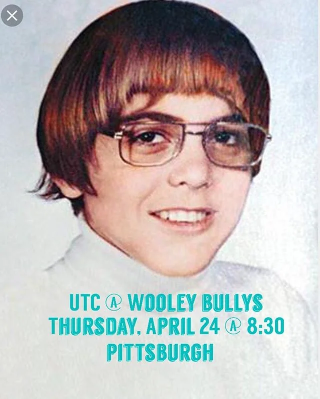 George Clooney as a child will be at our gig tonight at #wooleybullys with @fordizzierheights . Pittsburgh we'll see you there