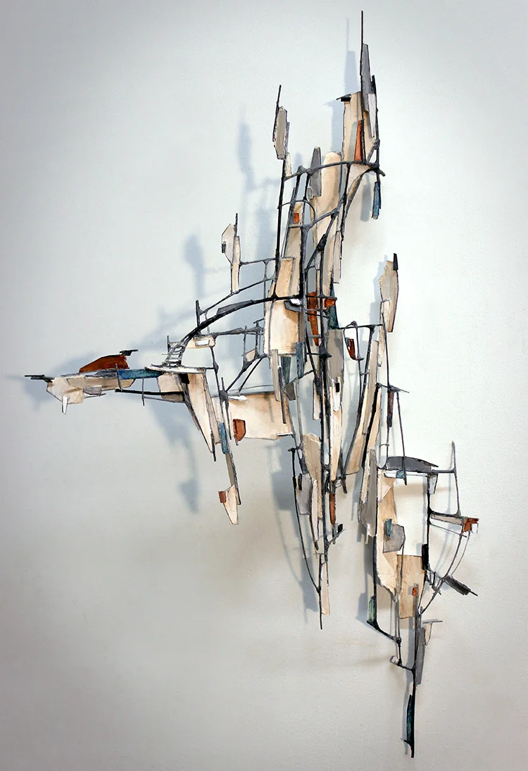TROETIAN | PAPERBOARD, WIRE, ACRYLIC | 32" X 17" X 11"