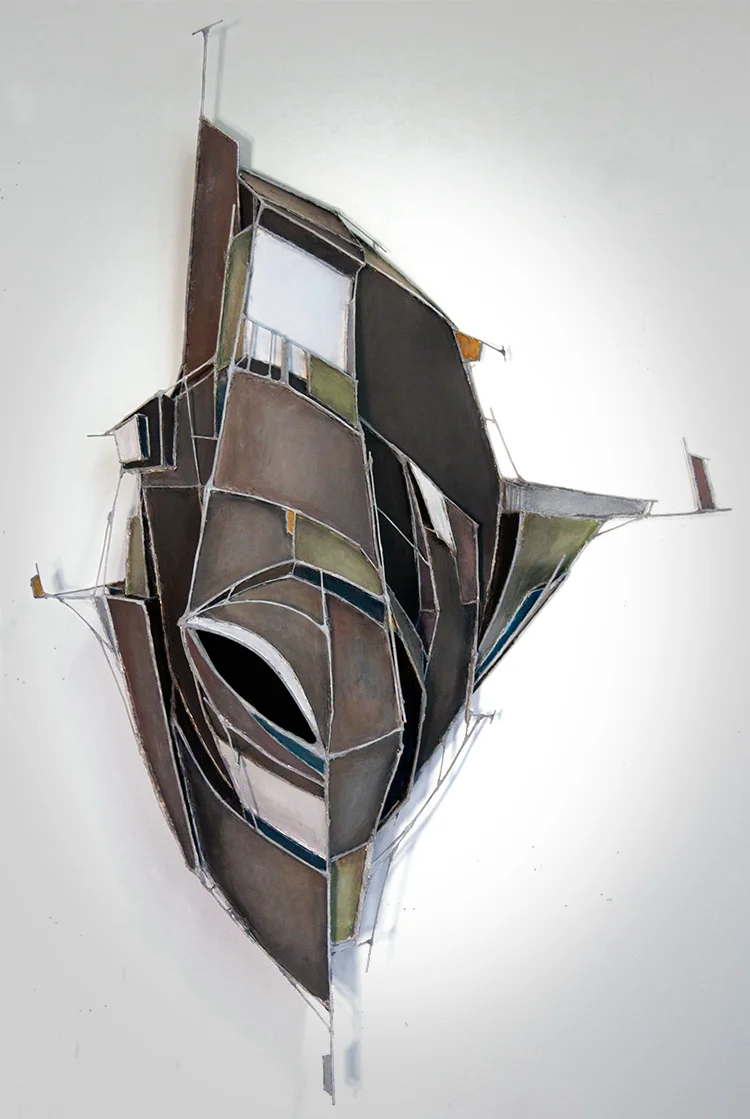 PLESCINE&nbsp;| PAPERBOARD,&nbsp;WIRE, ACRYLIC&nbsp;| 41" X 26" X 12.5"