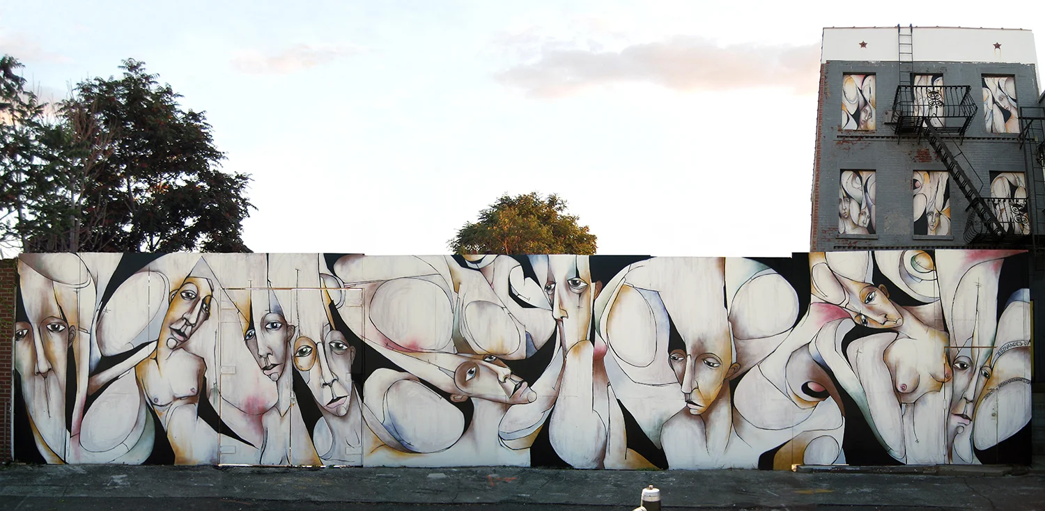 DEGRAW STREET MURAL | BROOKLYN, NY | SPRAY PAINT &amp; LATEX ACRYLIC | 12' X 60'