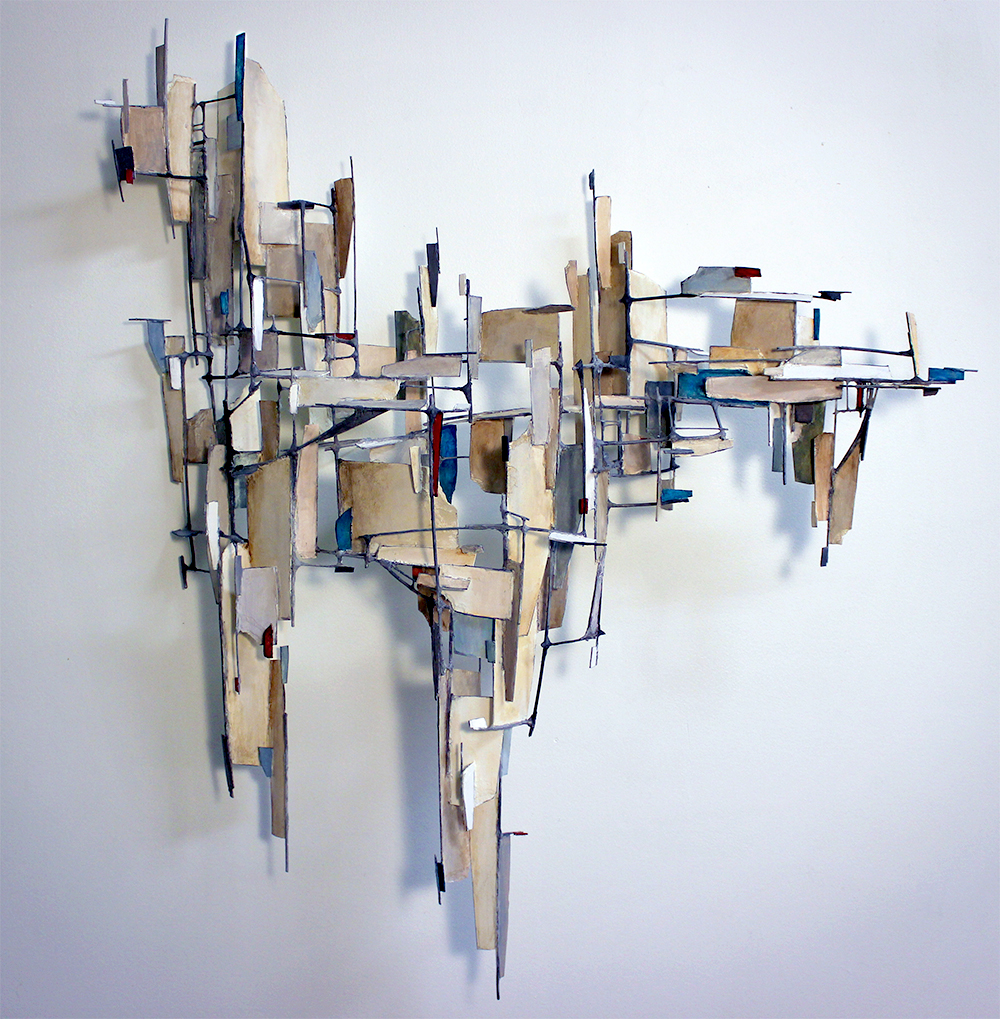 ETULISHAR | PAPERBOARD, WIRE, ACRYLIC | 31.5" X 27.5" X 7.5"