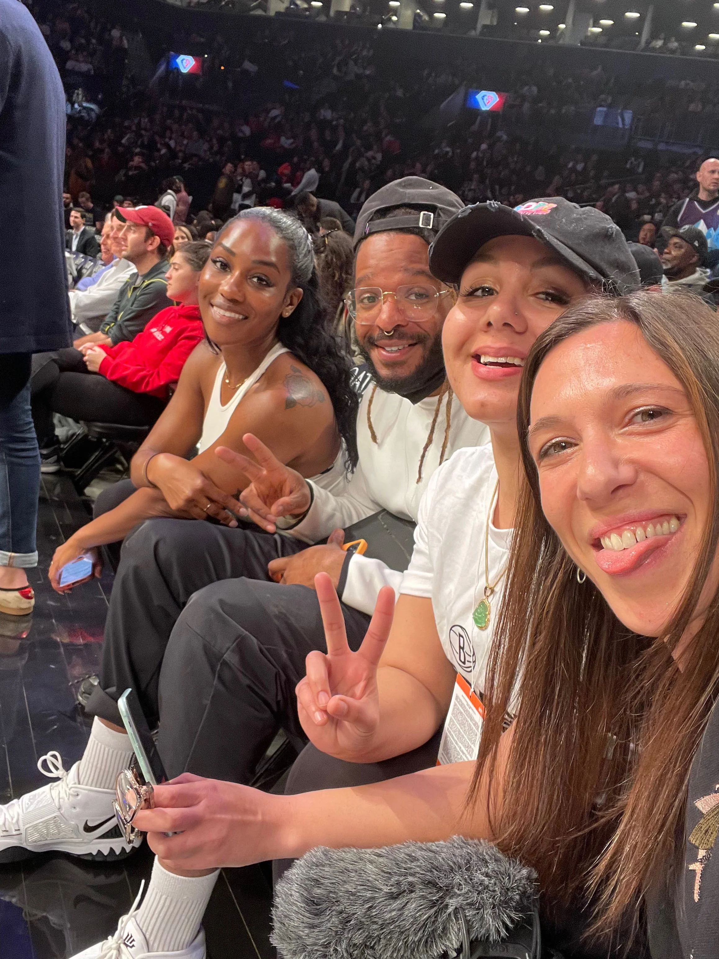 Behind the scenes at the Brooklyn Nets National Anthem.