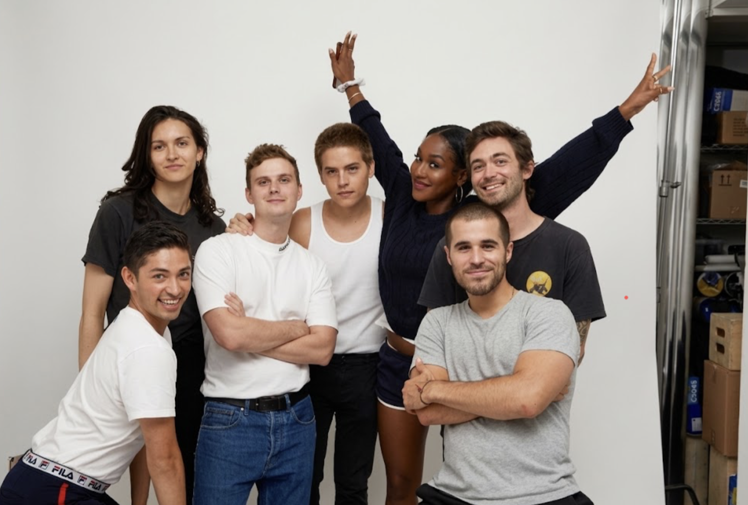 Men's Grooming for Dylan Sprouse at the Hero Magazine photoshoot.
