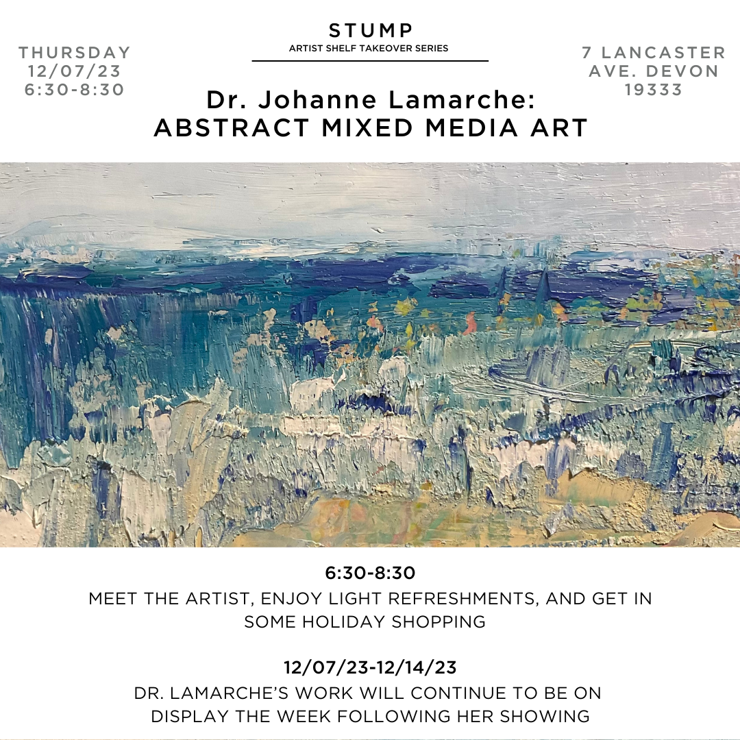Devon : Artist Shelf Takeover : Dr. Johanne Lamarche