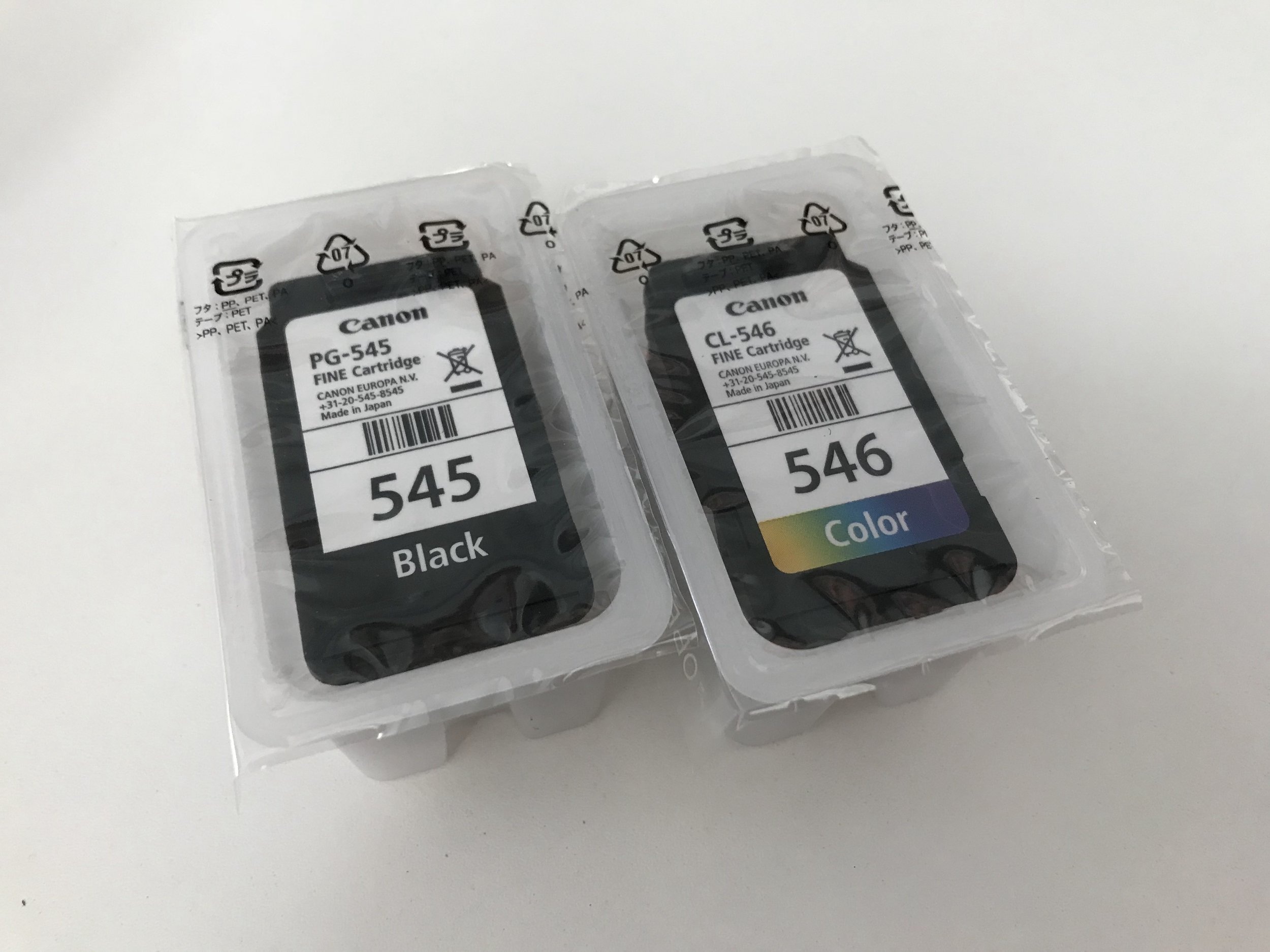 Ironically, the plastic packaging of the ink cartridges were made of thicker and more durable plastic than the printer itself.