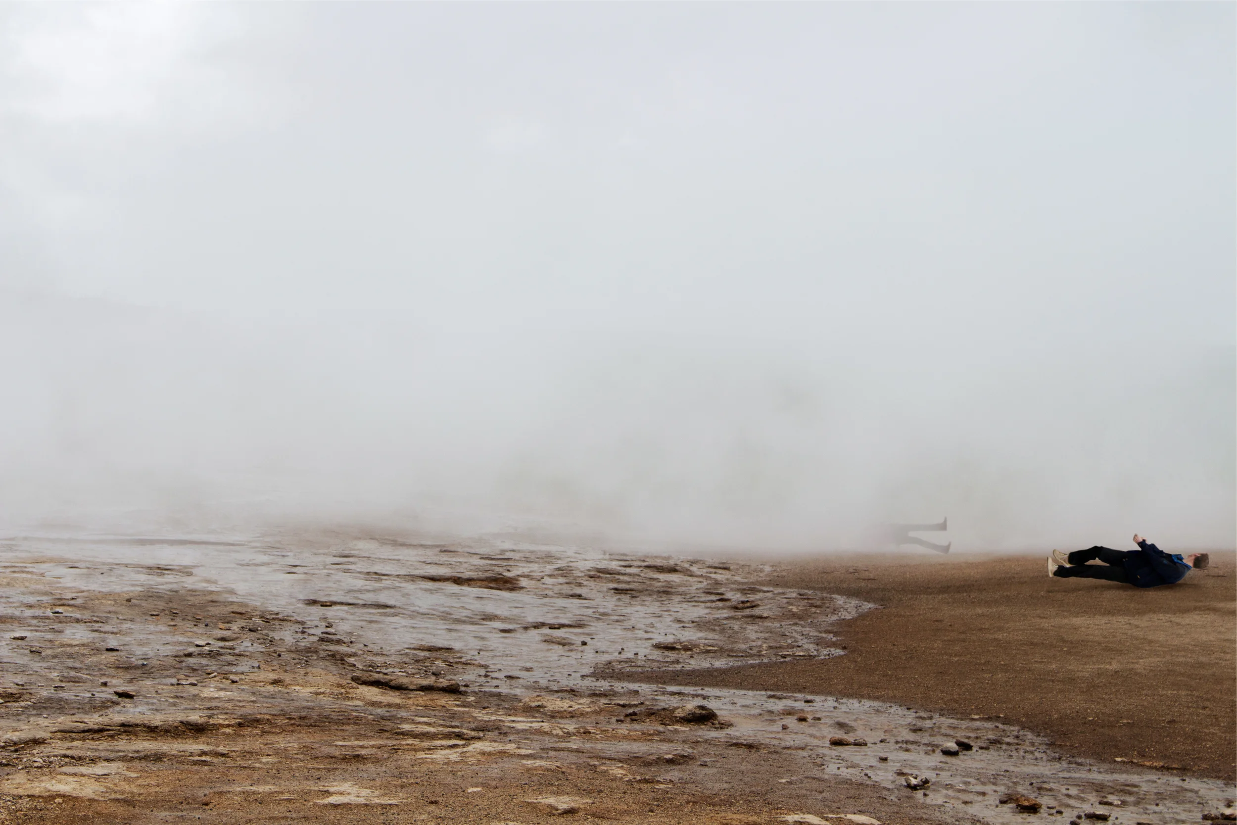 Two down in Geysir, Inkjet Print, 30" x 20", 2015