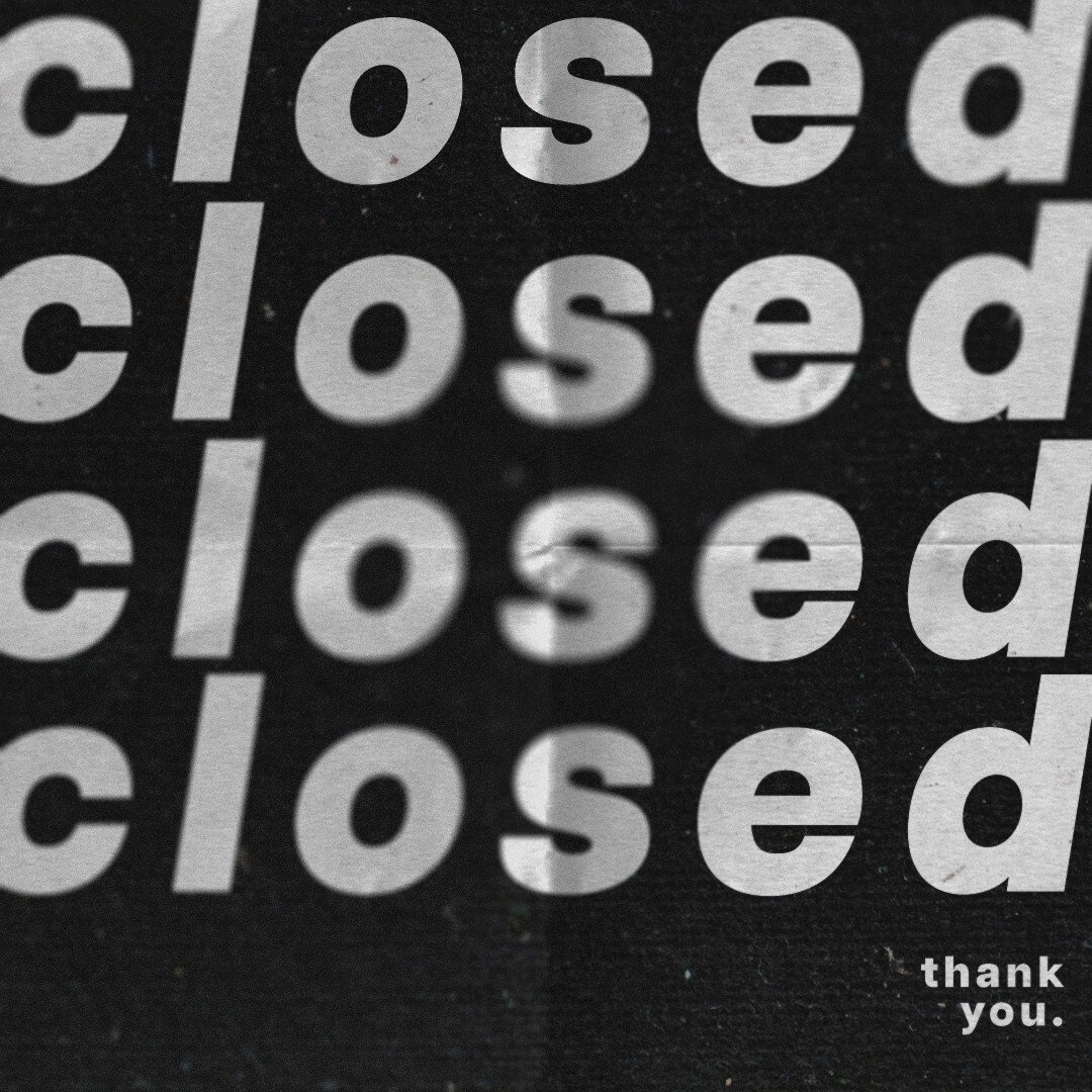 Thank you for your time; thank you for your work.

Applications for General Submissions are officially closed.