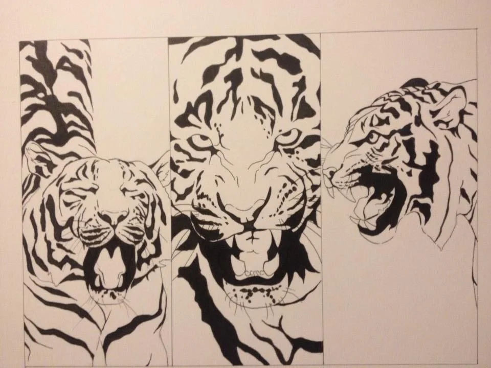Ink drawing, 2013