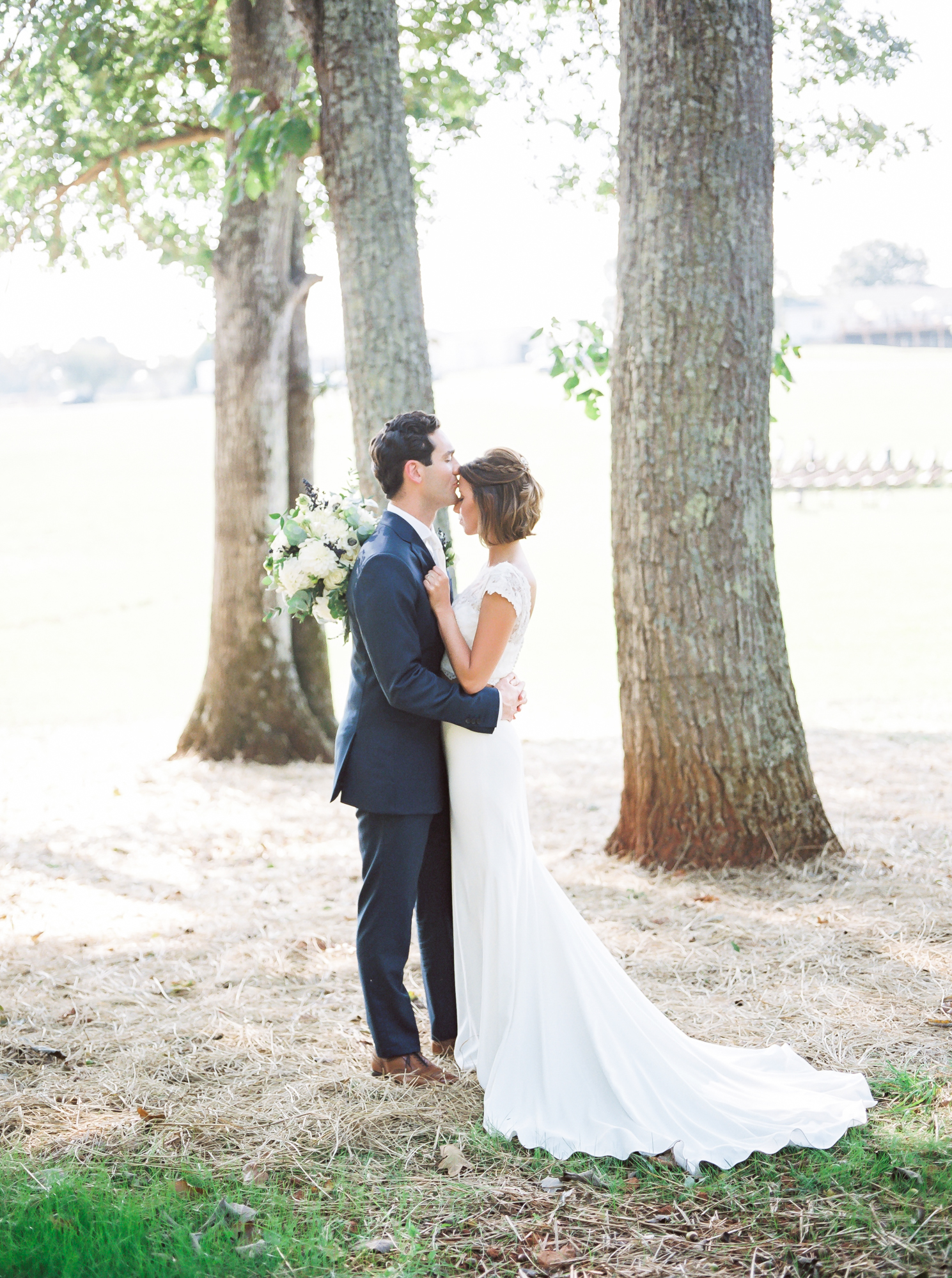 bride and groom portrait