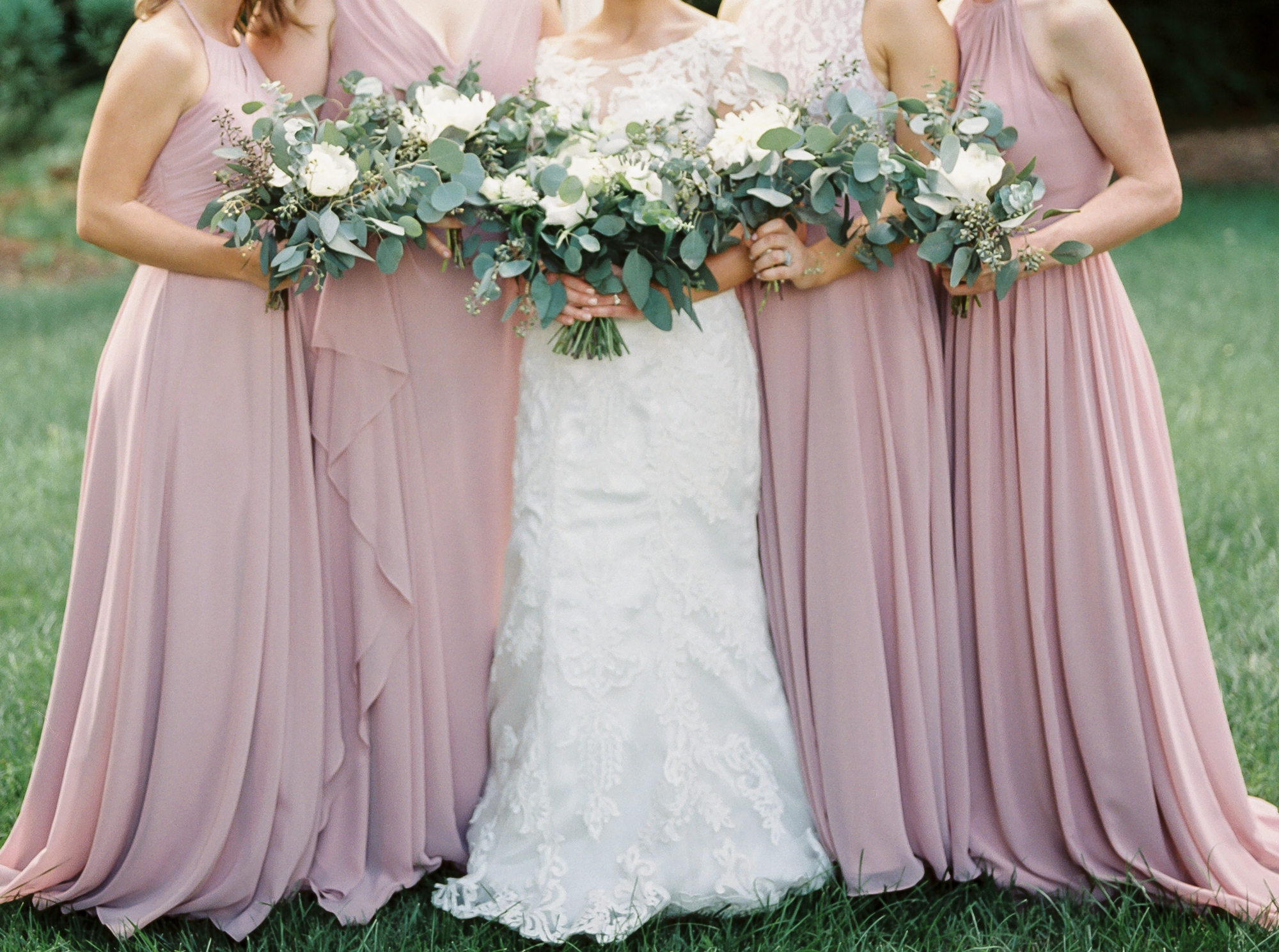 bridesmaid dresses and floral ideas