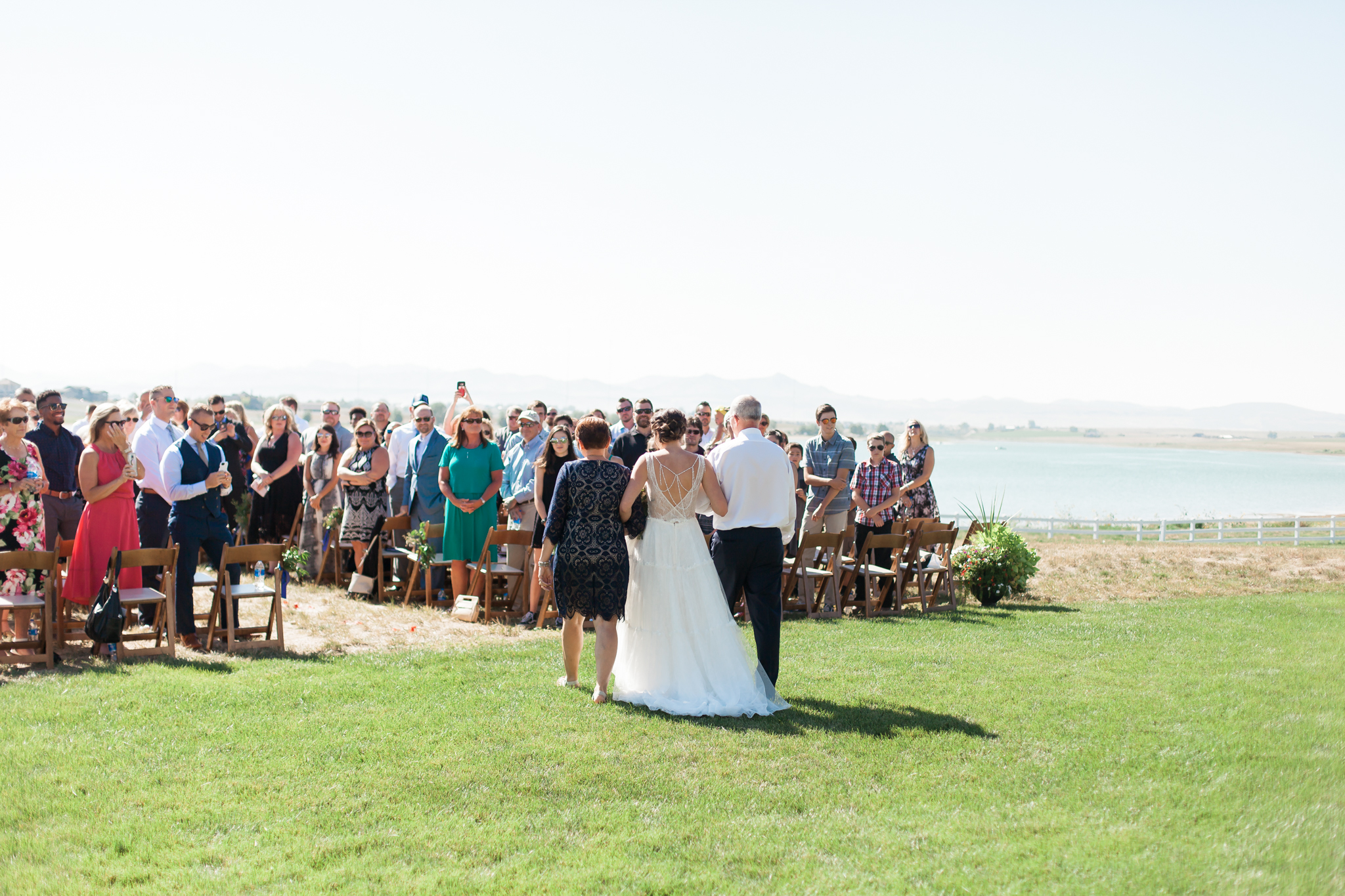 bride walking down aisle