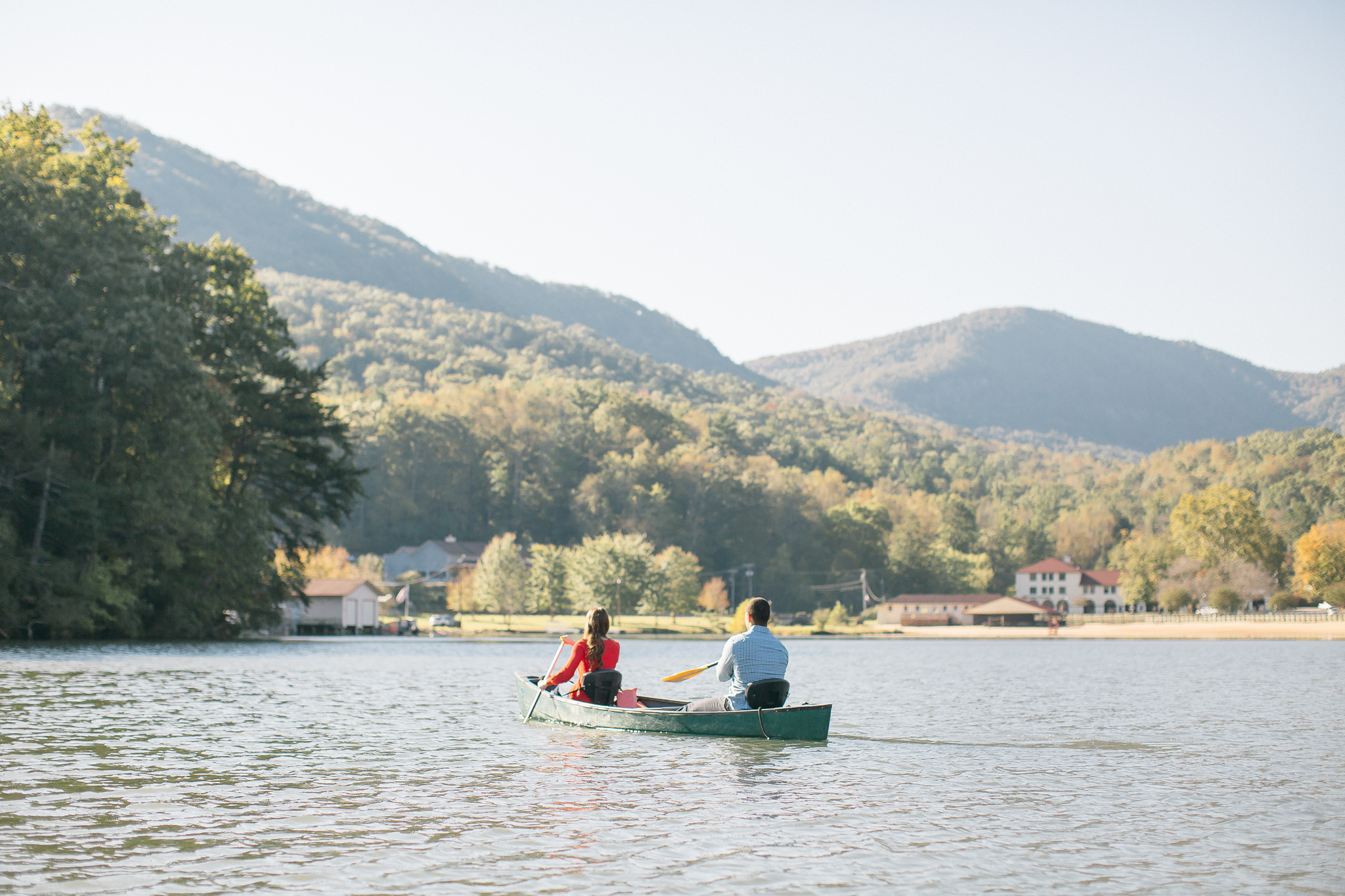 Lake Lure canoe