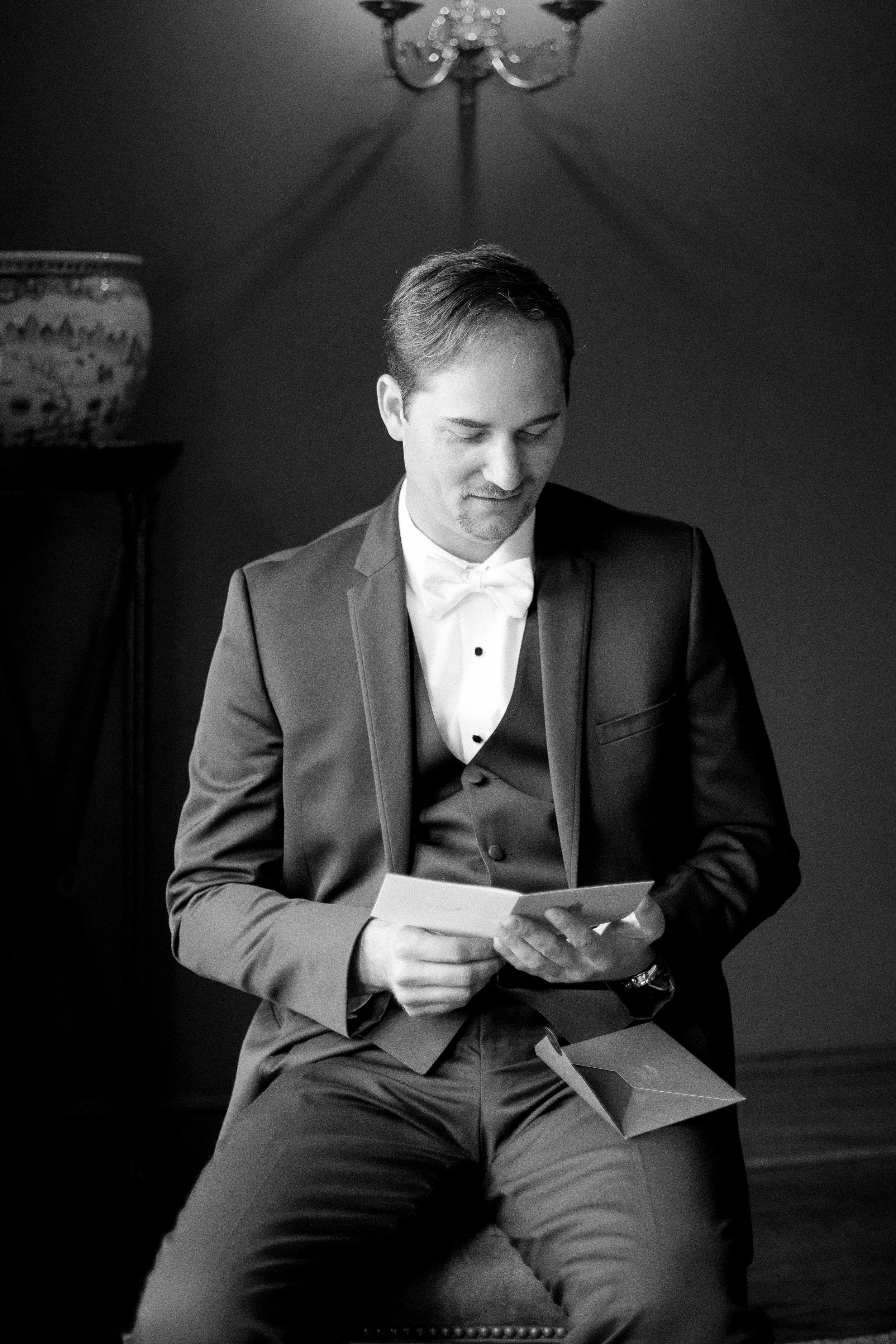 groom at johnson carriage house