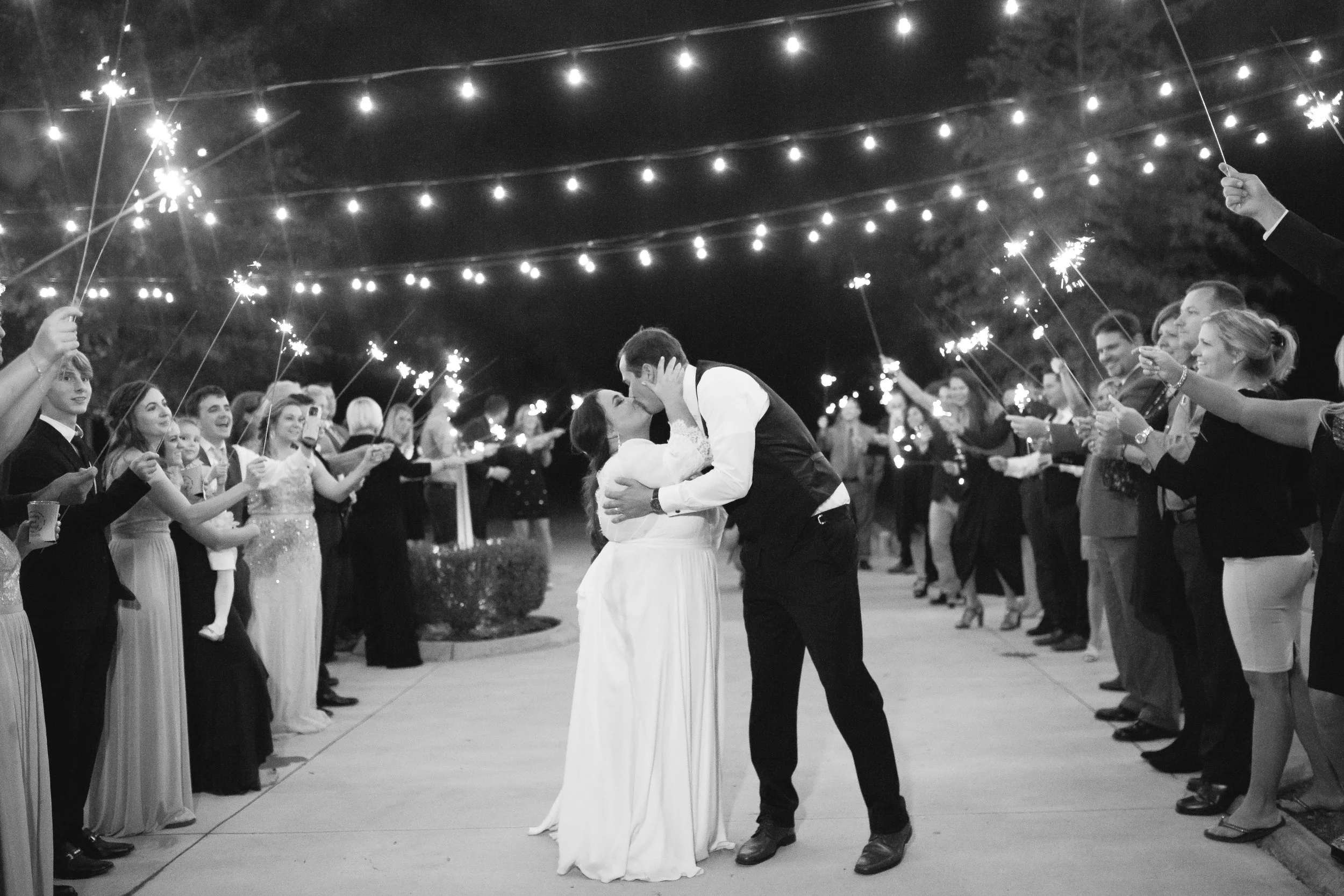 sparkler exit at johnson carriage house