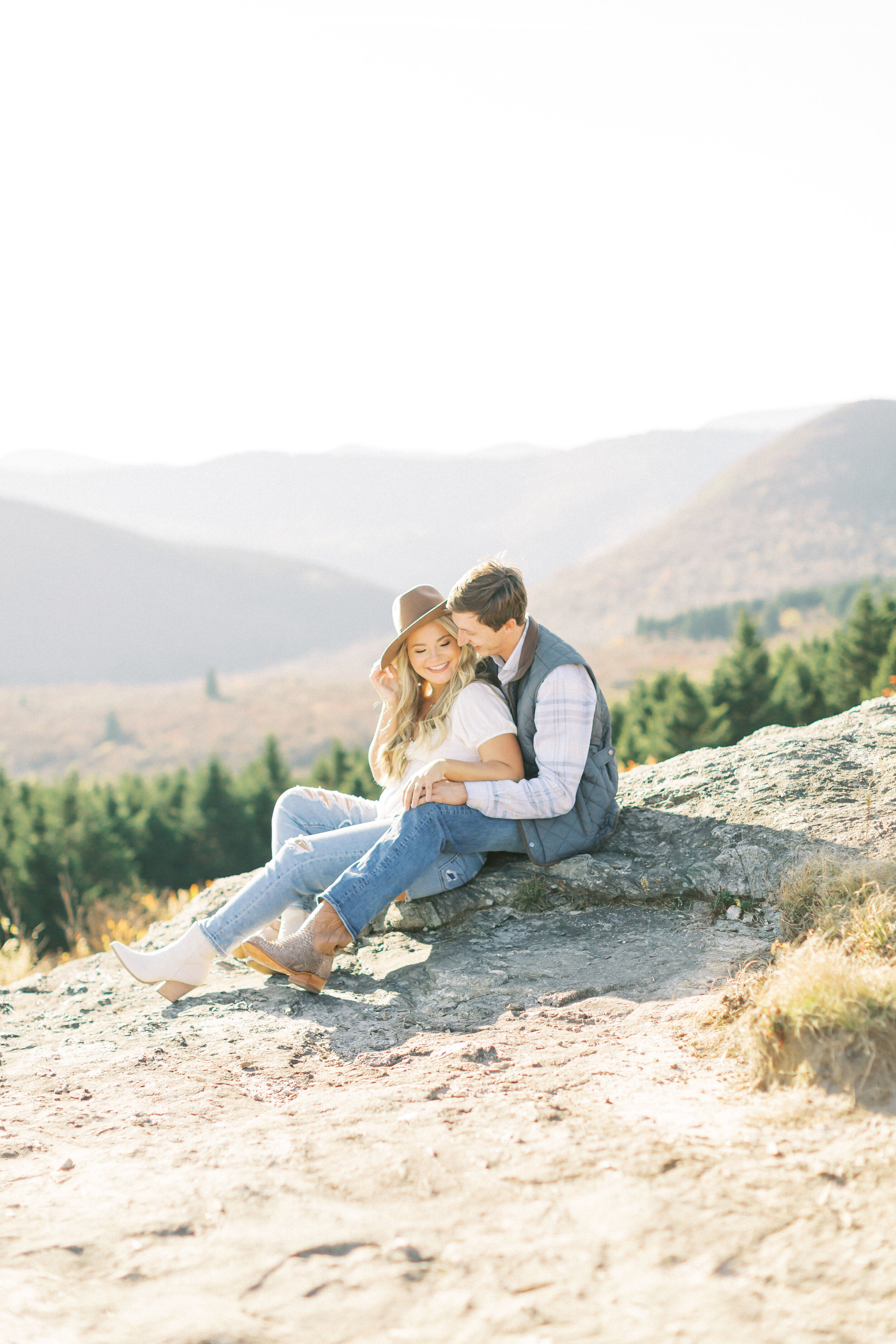 Black Balsam Engagement Session in Asheville, NC