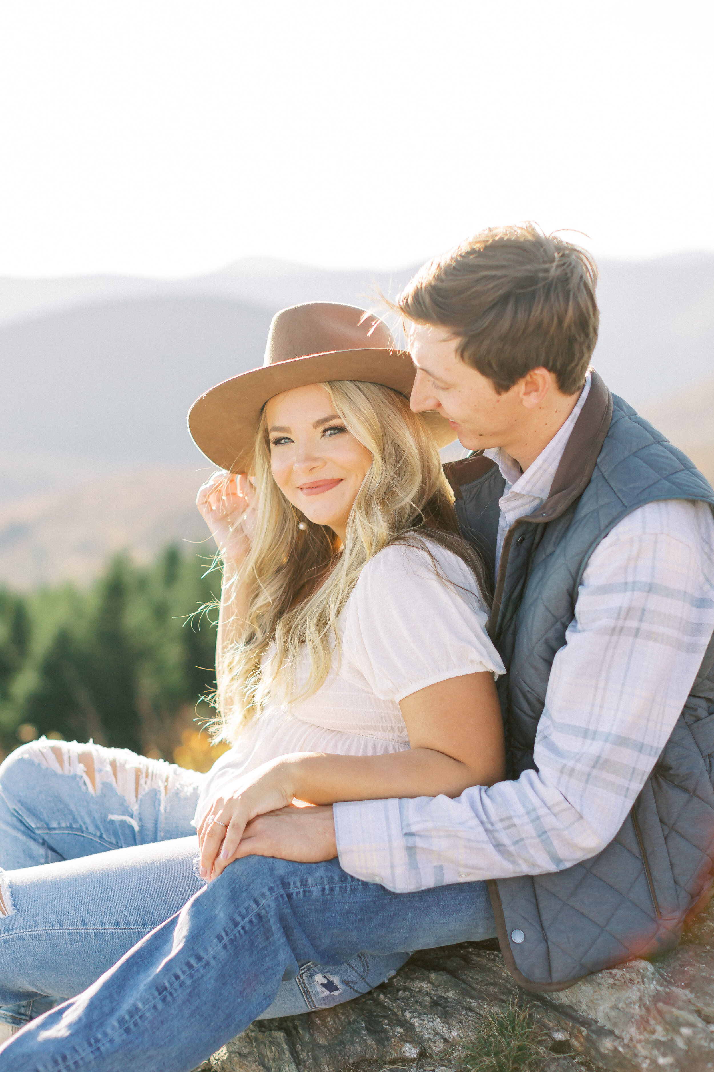 Black Balsam Engagement Session in Asheville, NC