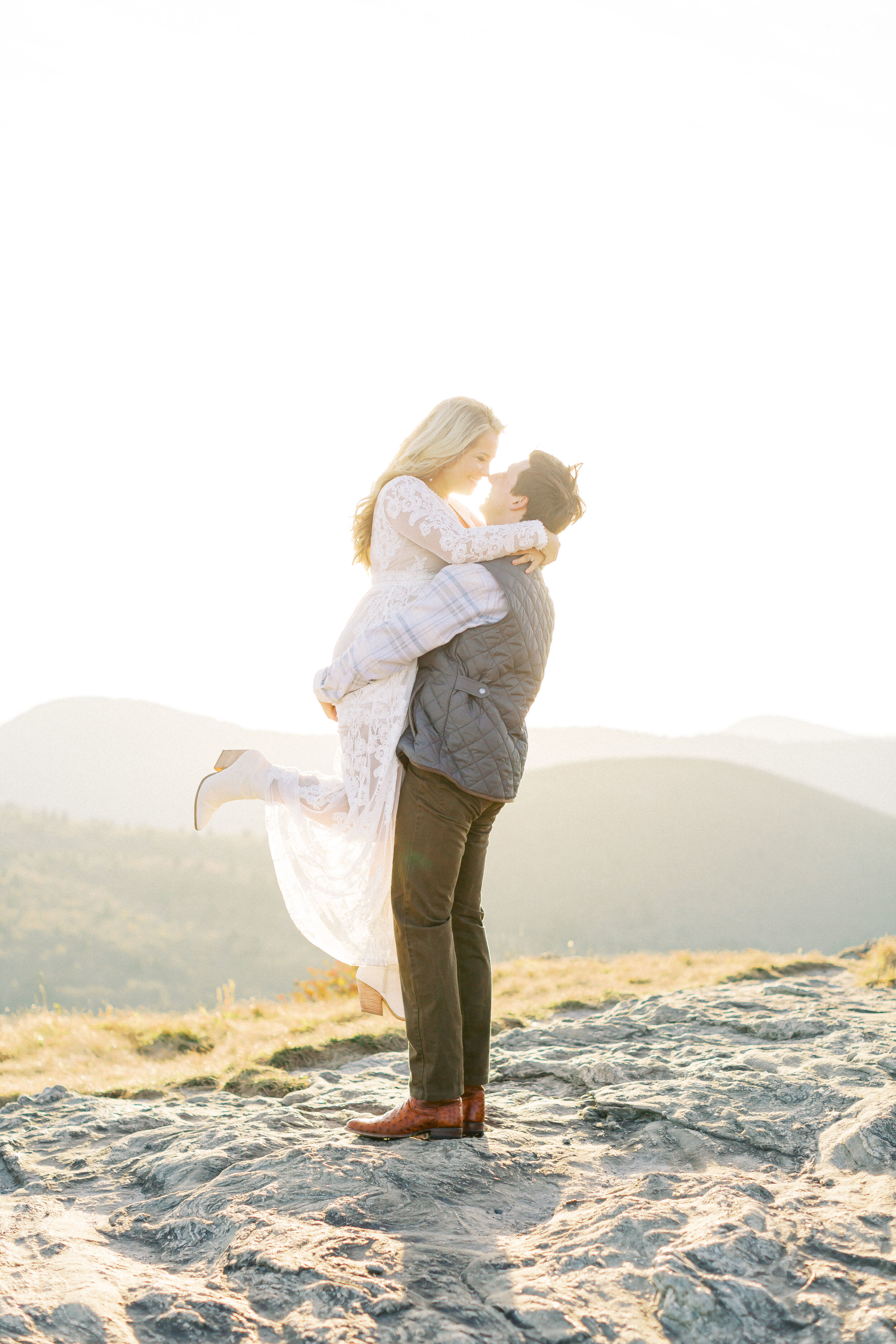 Black Balsam Engagement Session in Asheville, NC