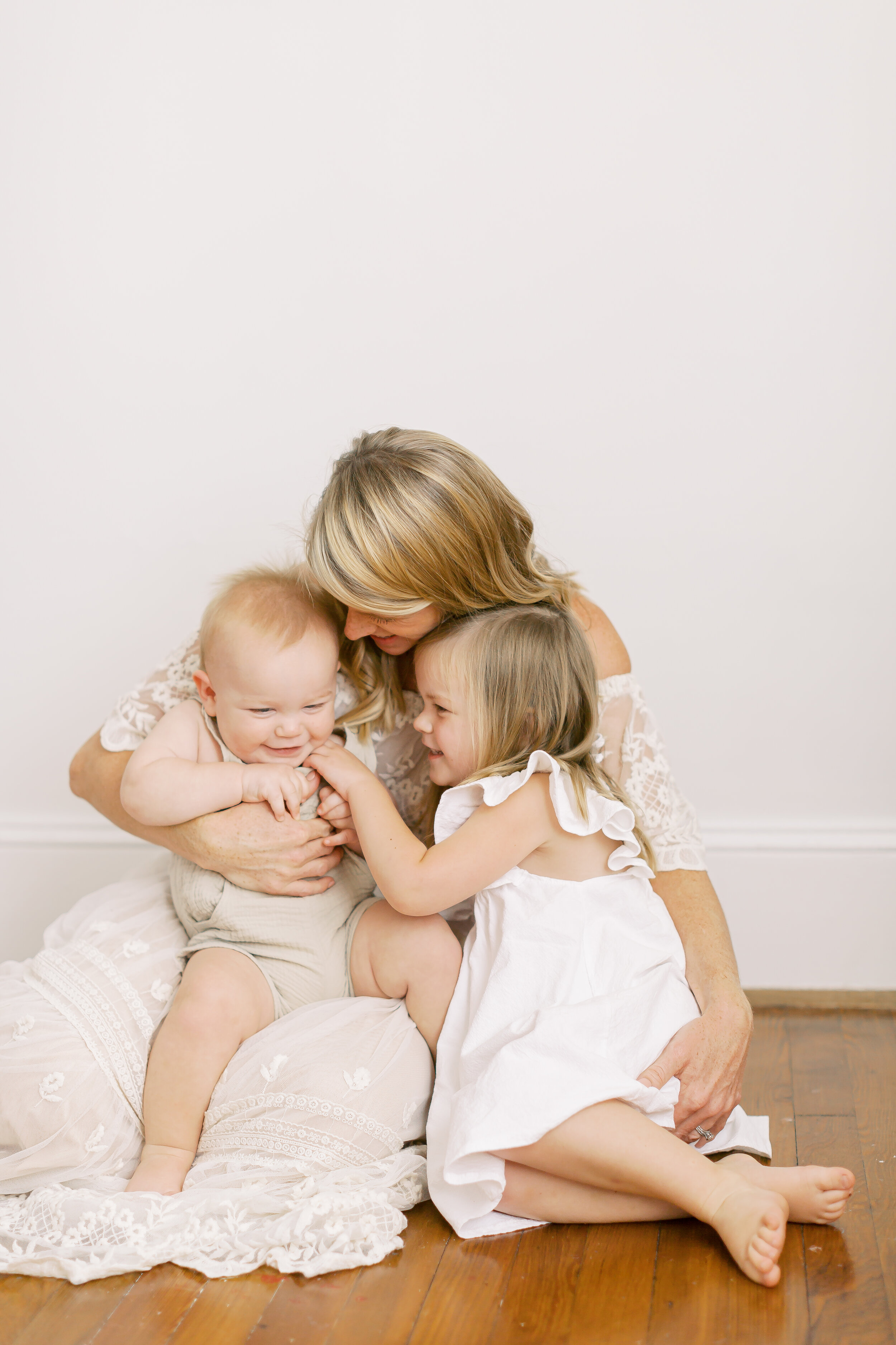 Motherhood Session in Studio in Charlotte, NC