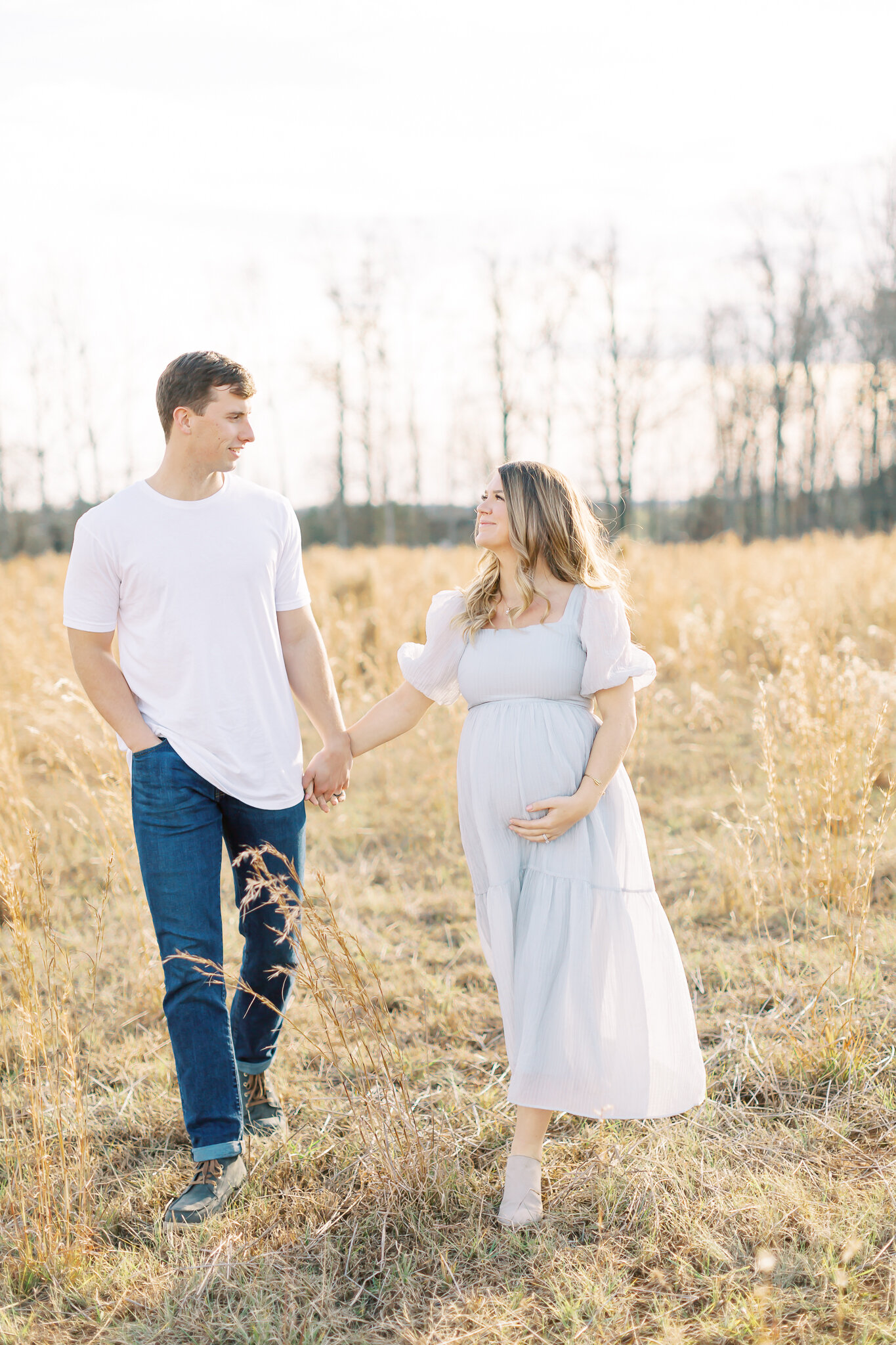 Charlotte Maternity Session in Field