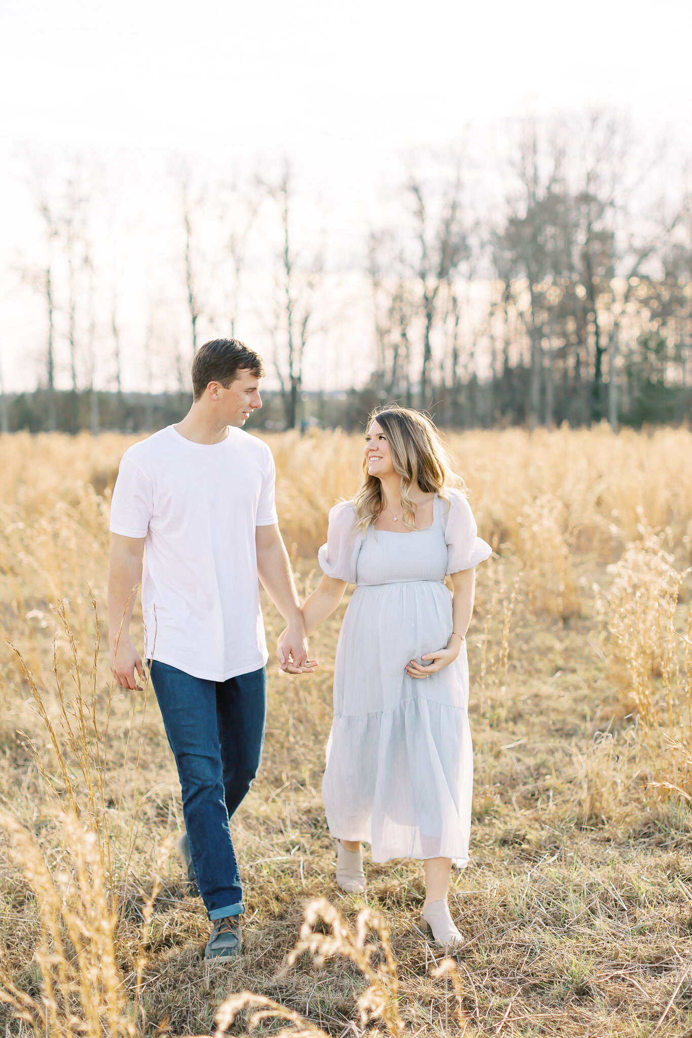 Charlotte Maternity Session in Field