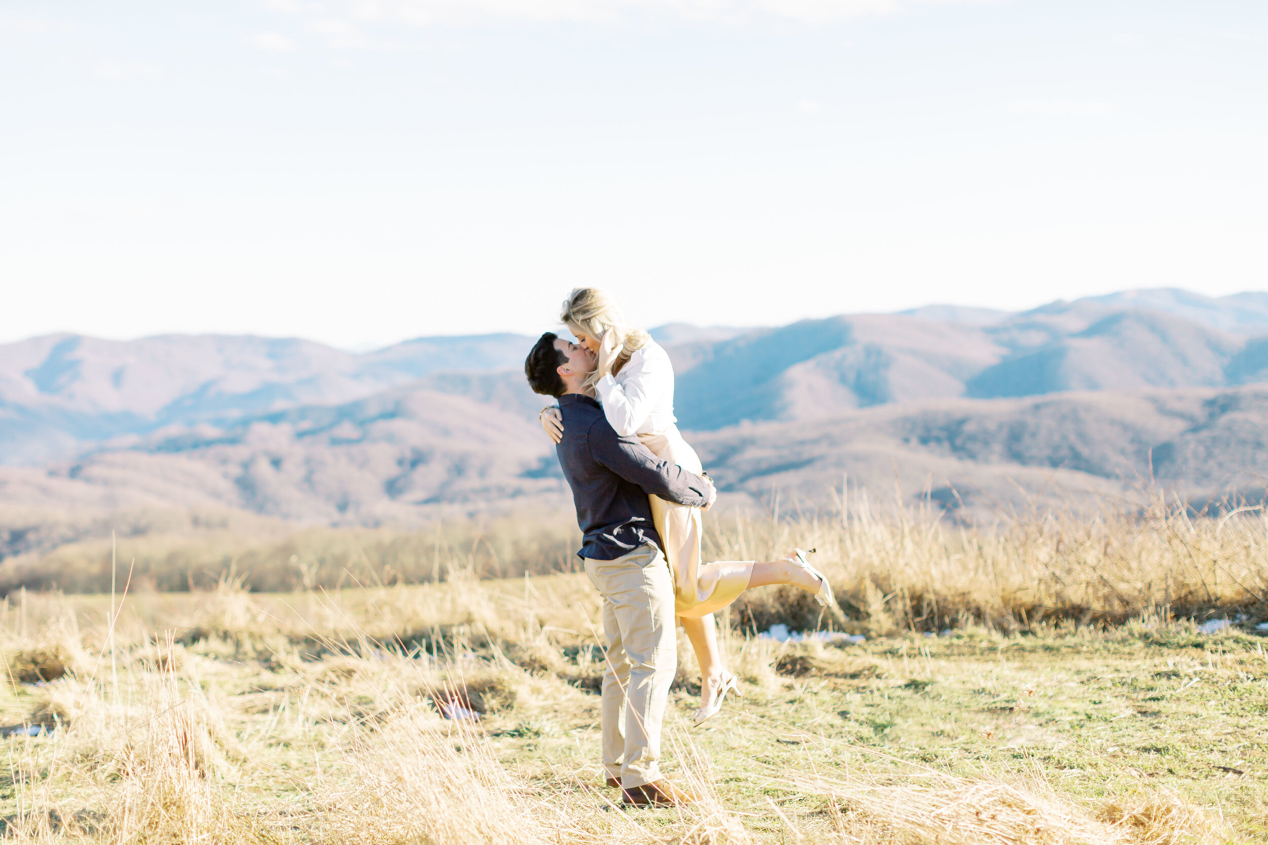Mountain Top Engagement Session