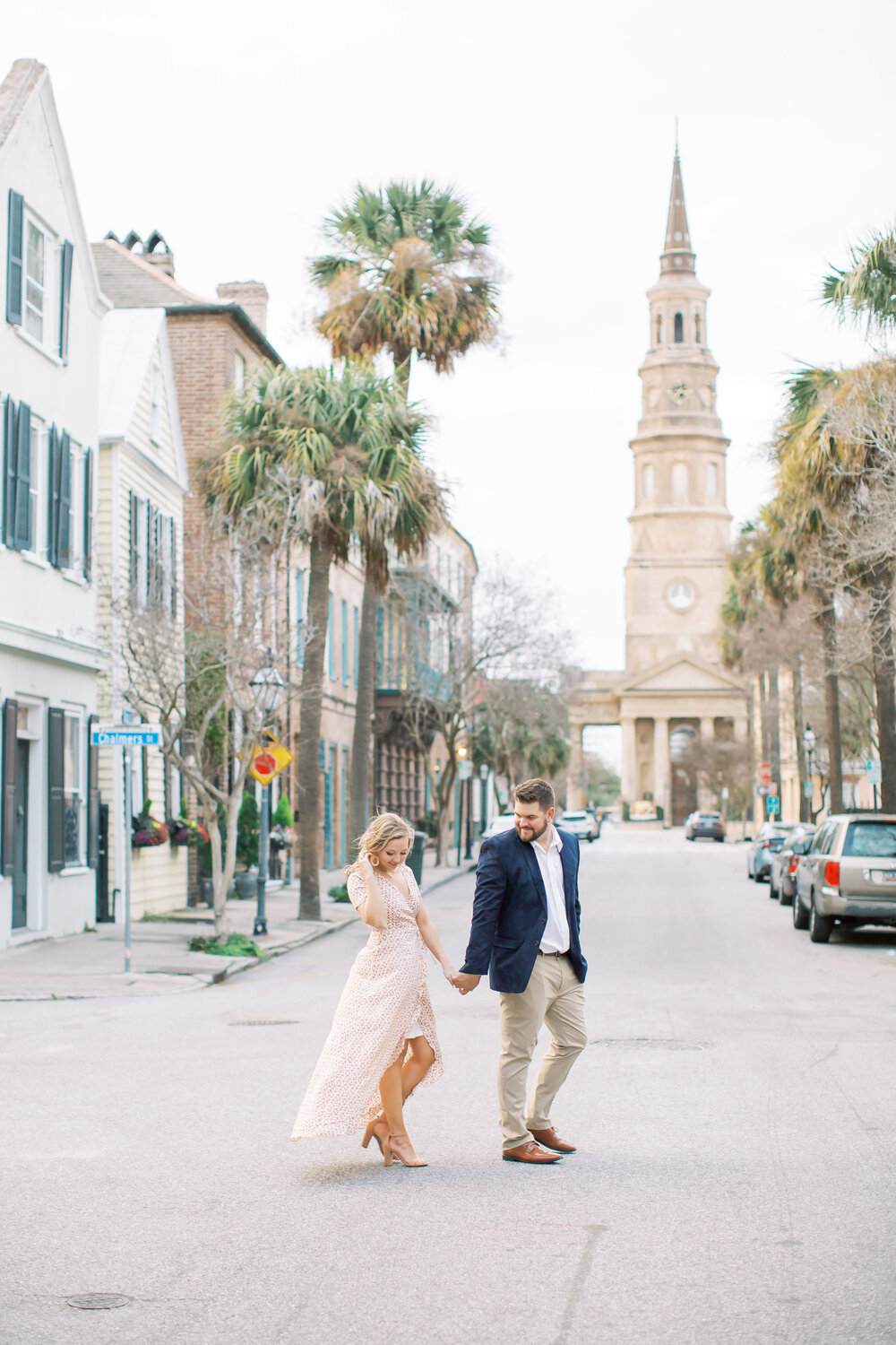 Downtown Charleston Engagement Session 