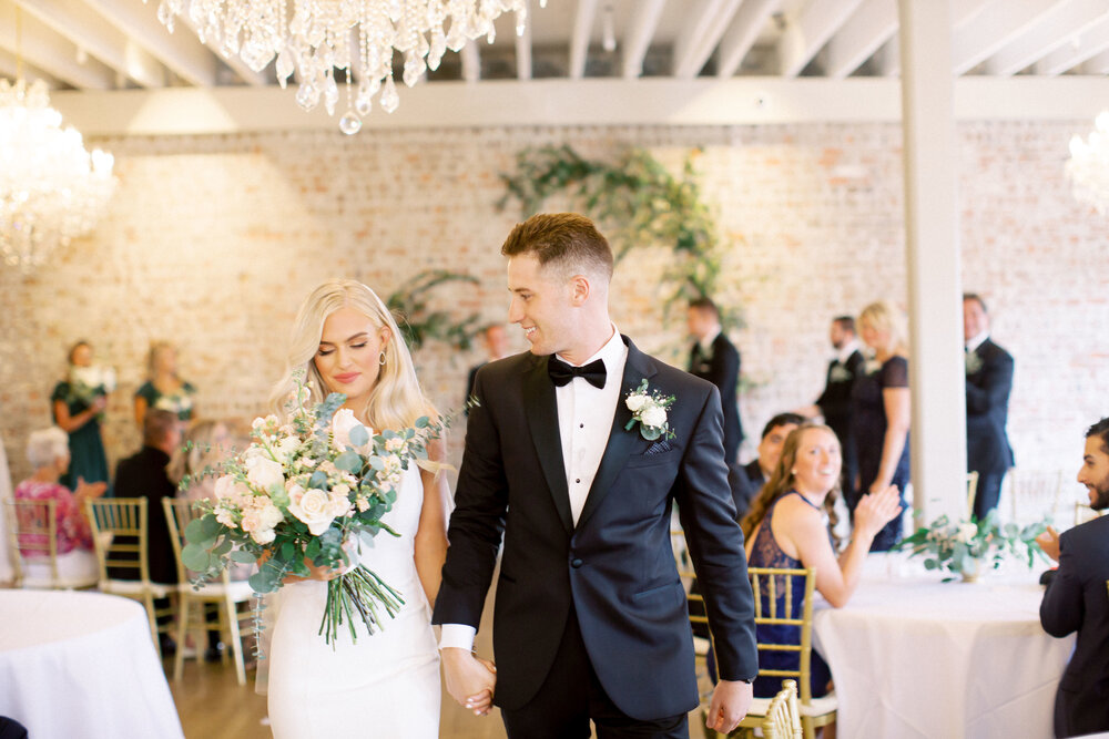 Wedding Recessional Photo at Merchant's Hall