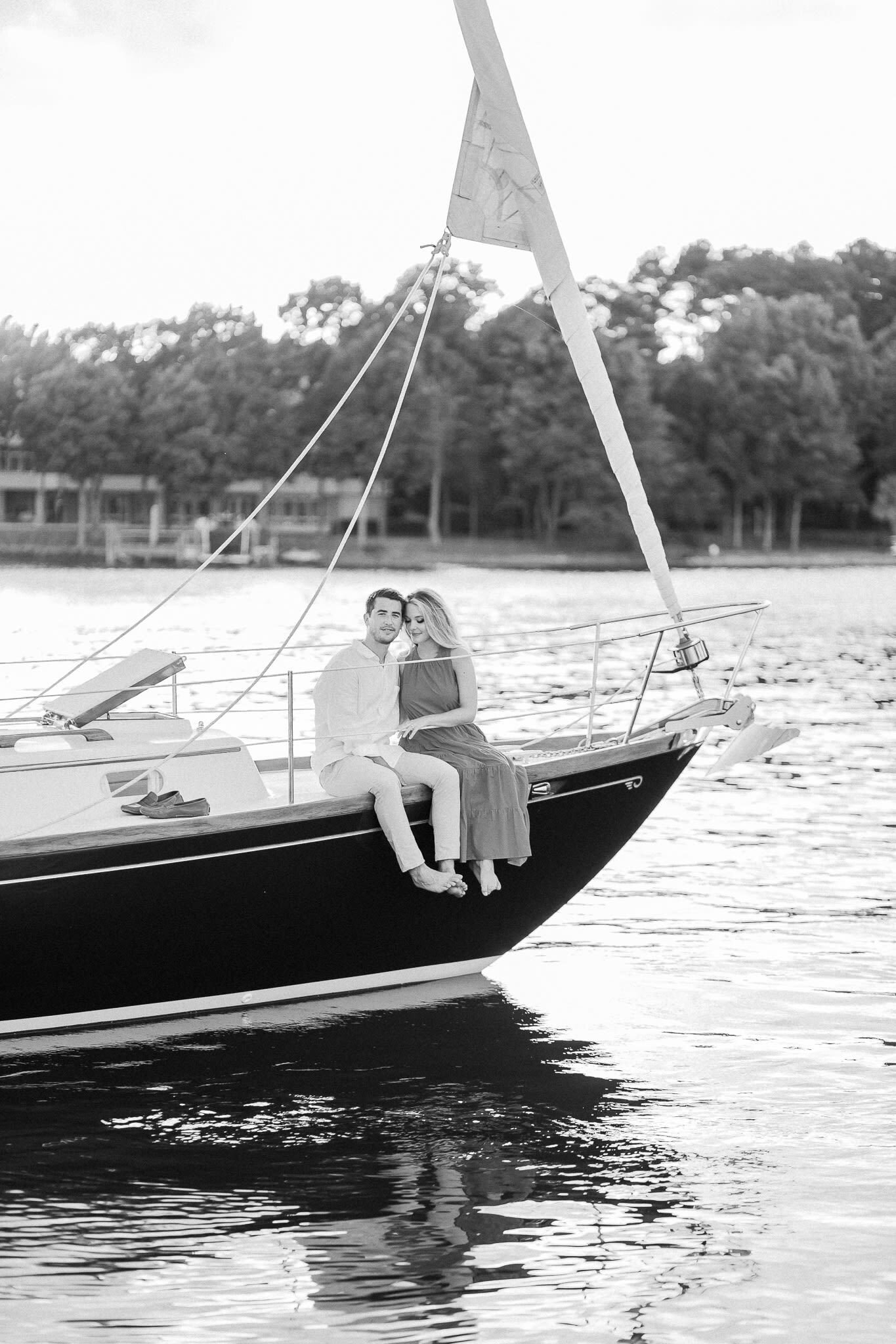 Lake Norman Engagement Photos