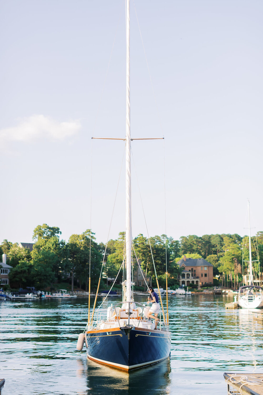 Peninsulas Yacht Club Engagement Session