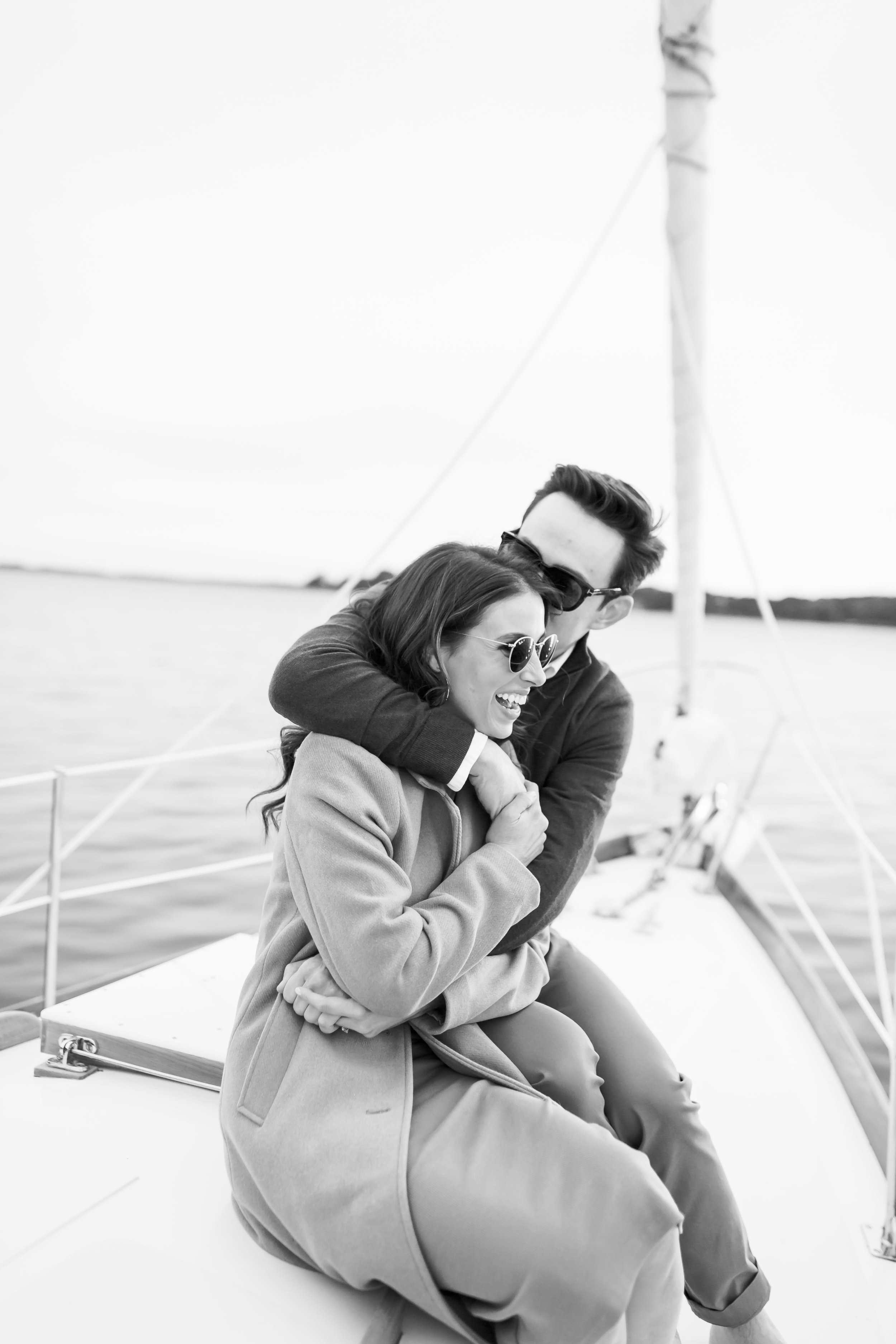 Charlotte Sailboat Engagement Photography Session
