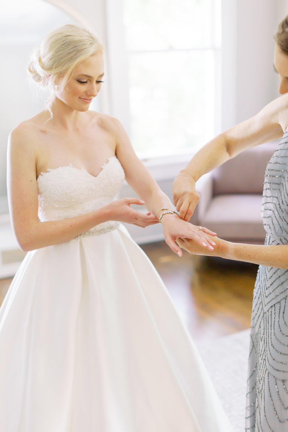 Bride Getting ready Charlotte NC Wedding