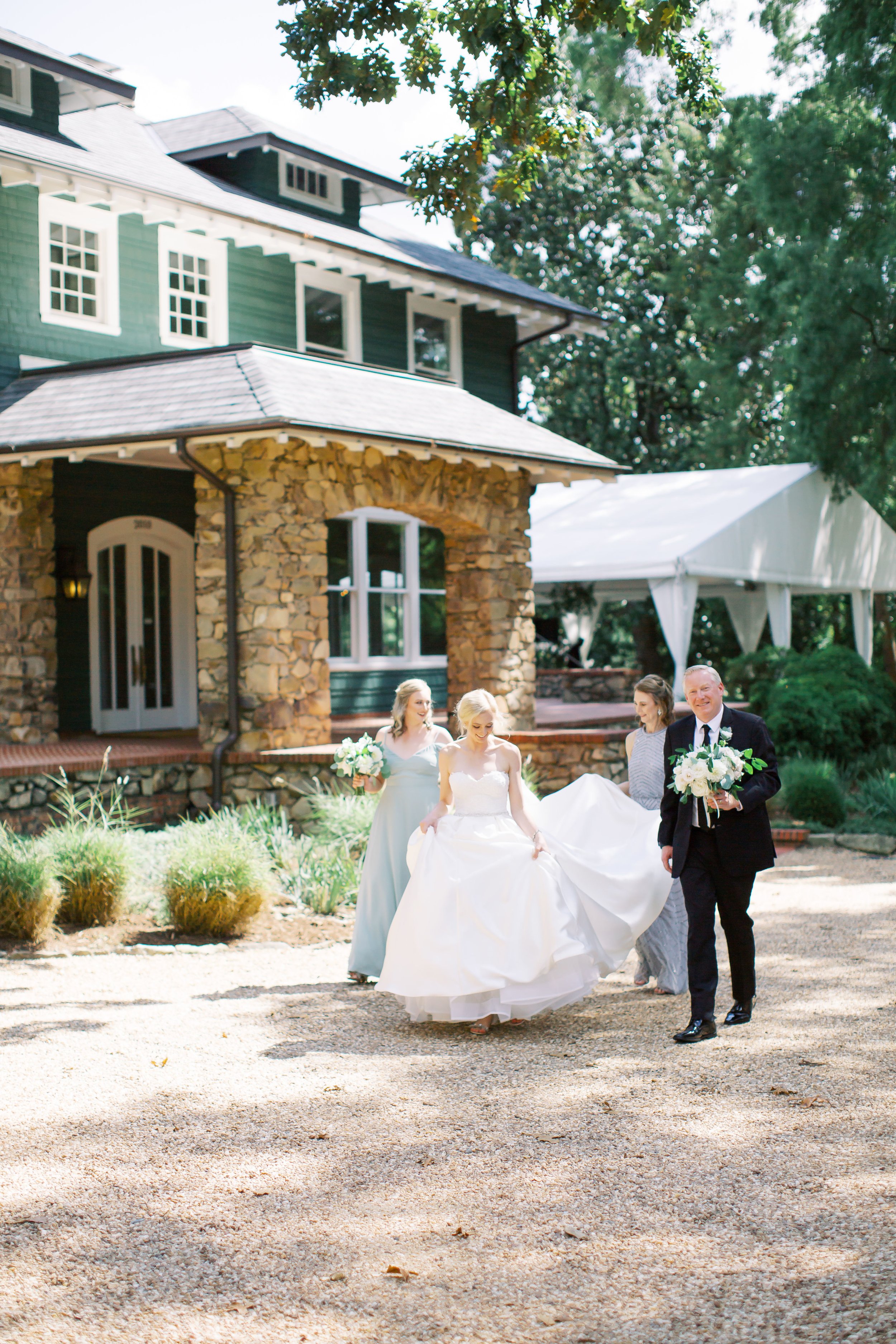 Family walking at Charlotte Venue