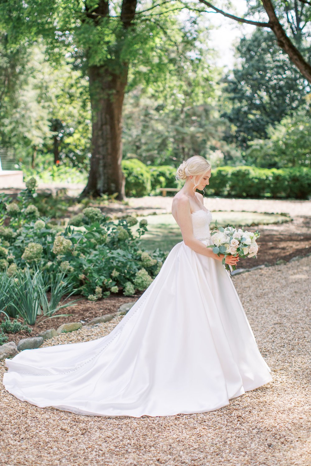 Bridal Portrait at Vanlandingham Estate Charlotte NC