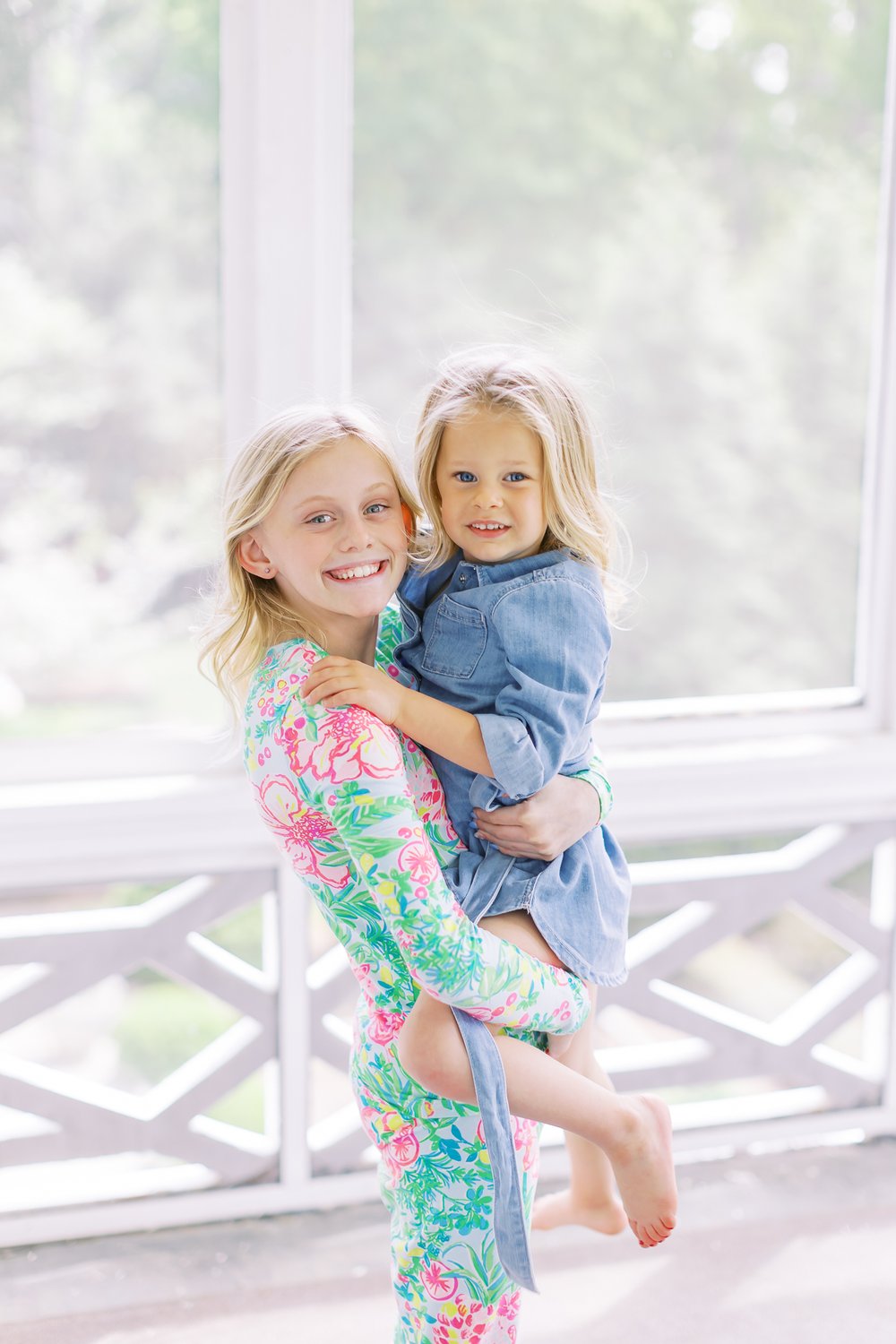 Flower Girls on Wedding Day at Duke Mansion