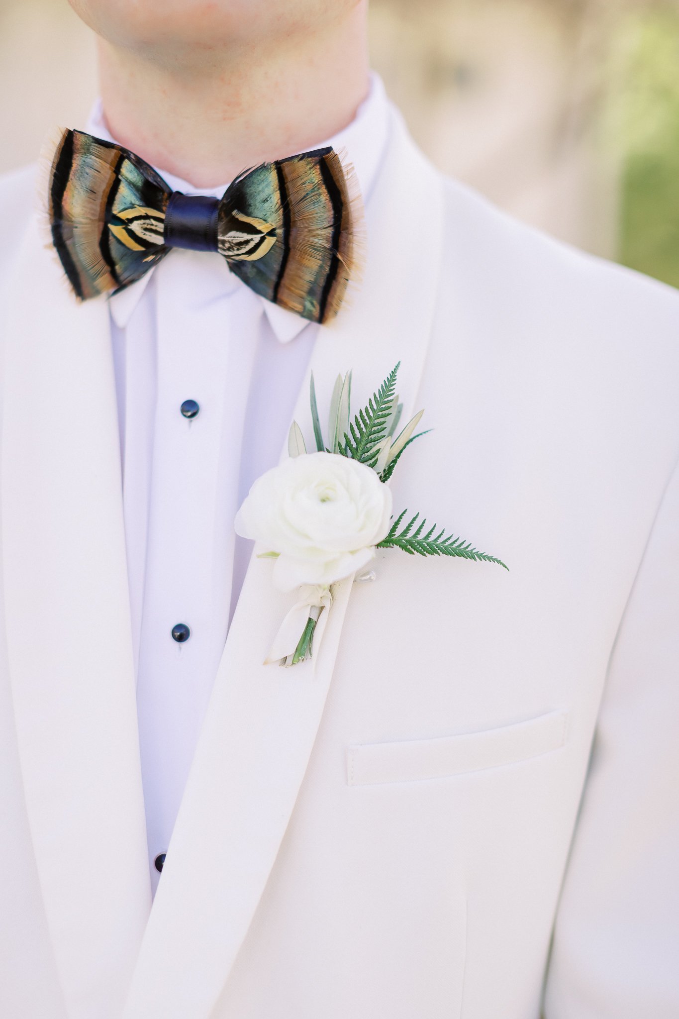 White Groom Tux Inspiration