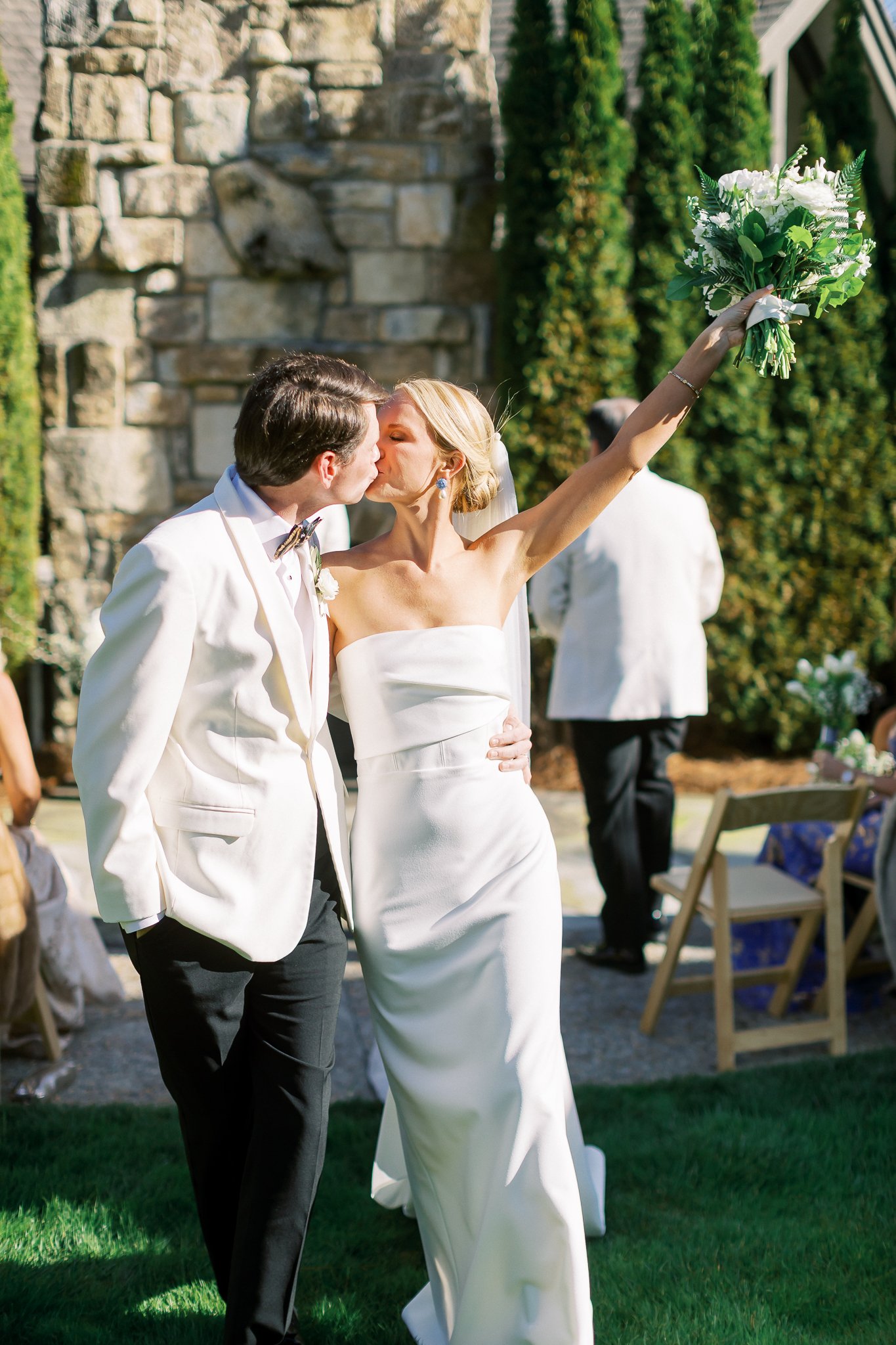 Old Edwards Bride and Groom Just married photo