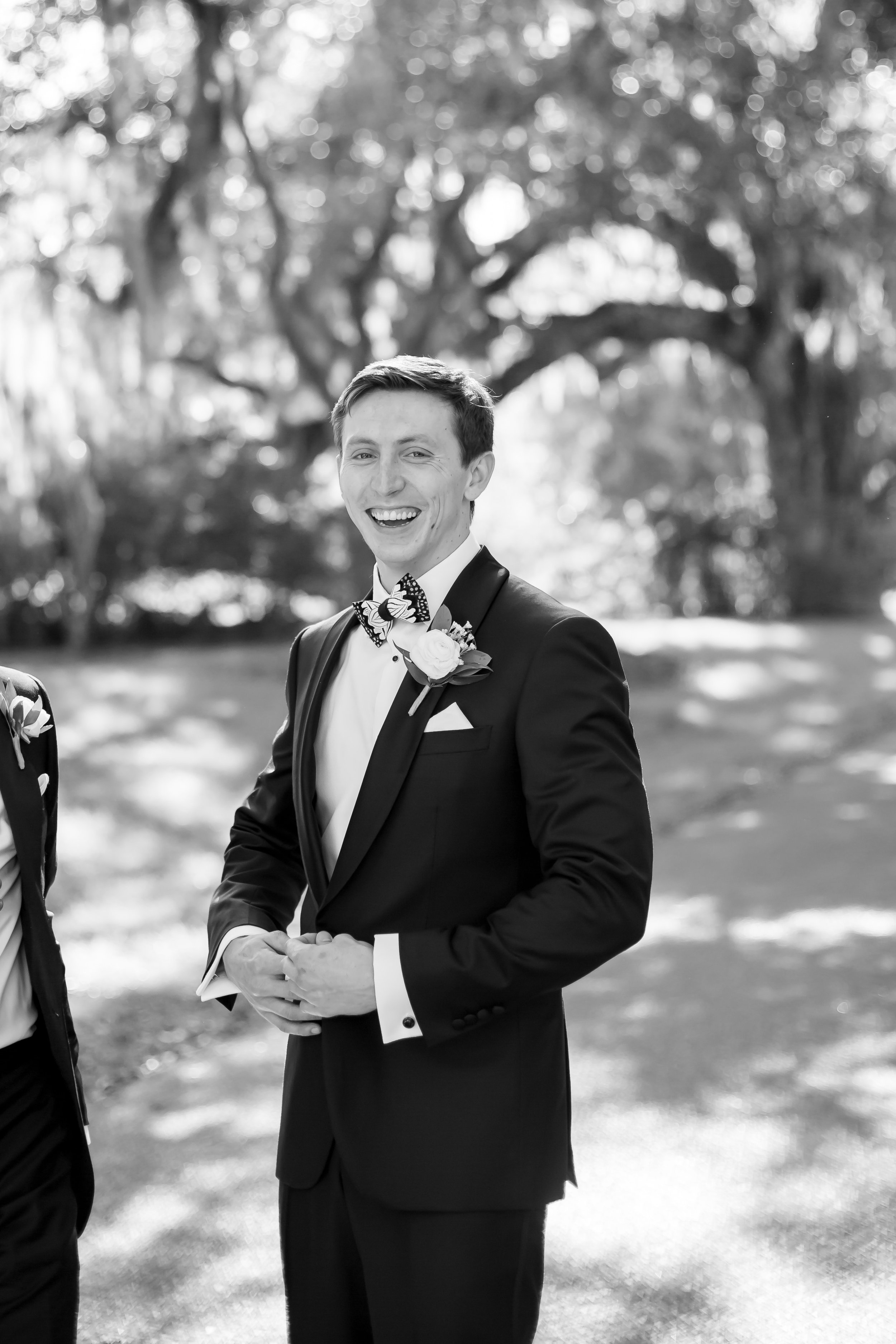 Groom Portrait Laughing