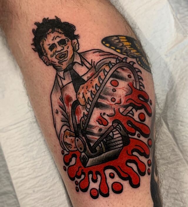 The OG &ldquo;always wear a mask&rdquo; guy #leatherface Thanks Adam 🙏