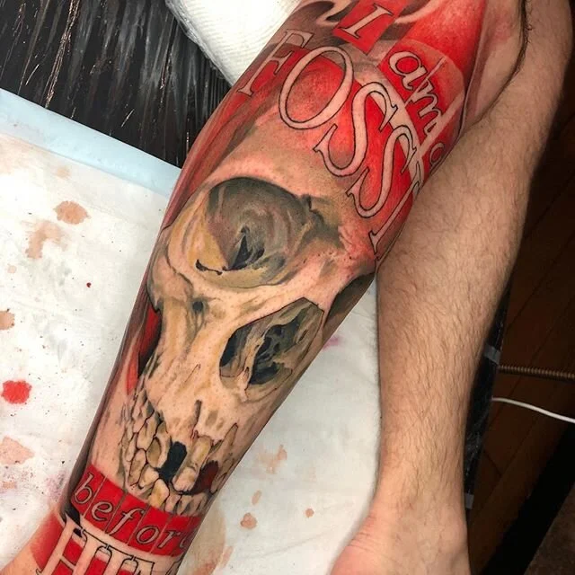 No filter. In progress. It is wonderful to be back at work. I&rsquo;m grateful and fortunate to get to work every day with the team at @shinkotattoo again. Allah be praised. Anyway this is a piece for Anthony, awesome dude and incredible client. When